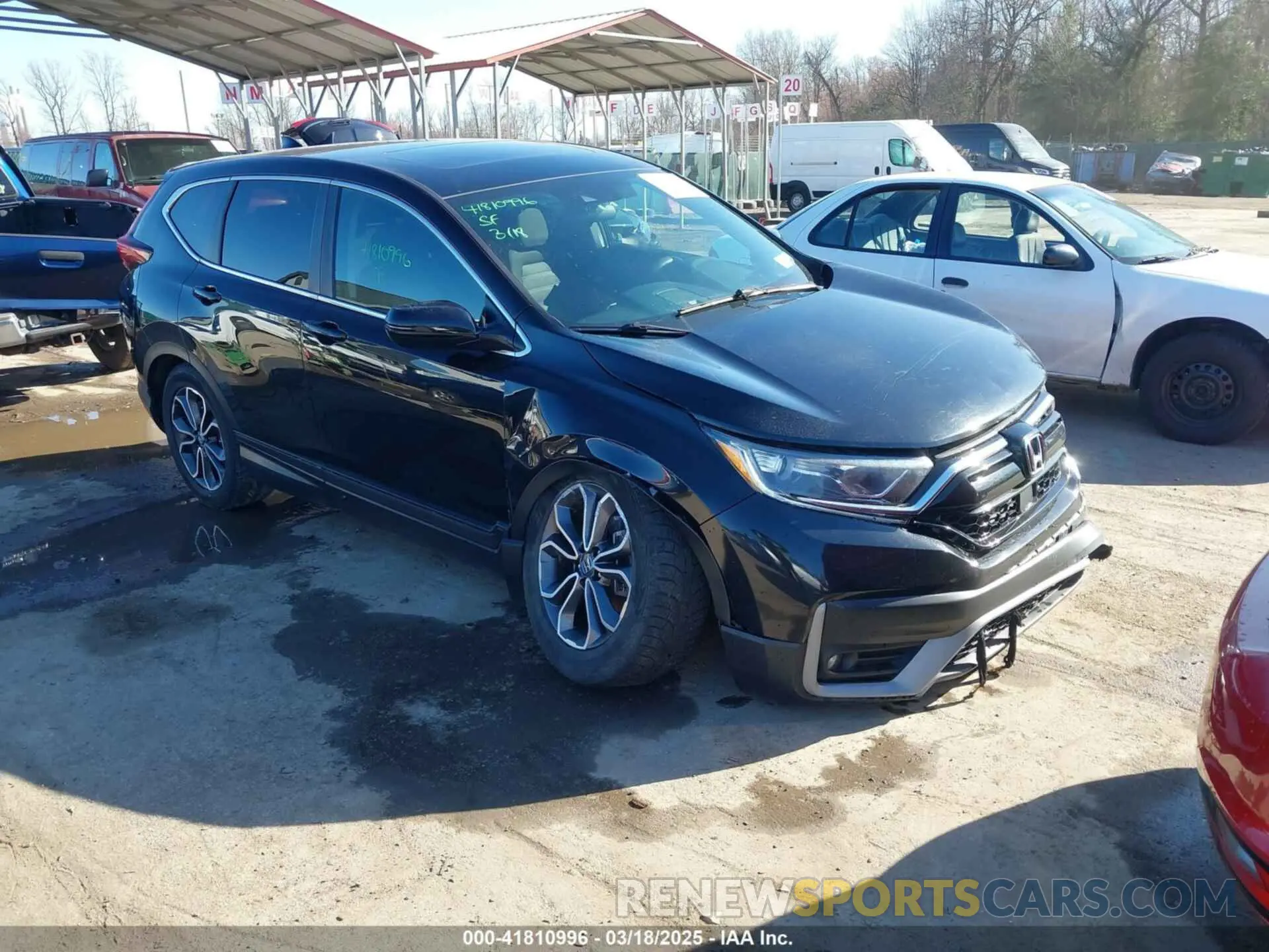 1 Photograph of a damaged car 2HKRW2H54MH638973 HONDA CR-V 2021