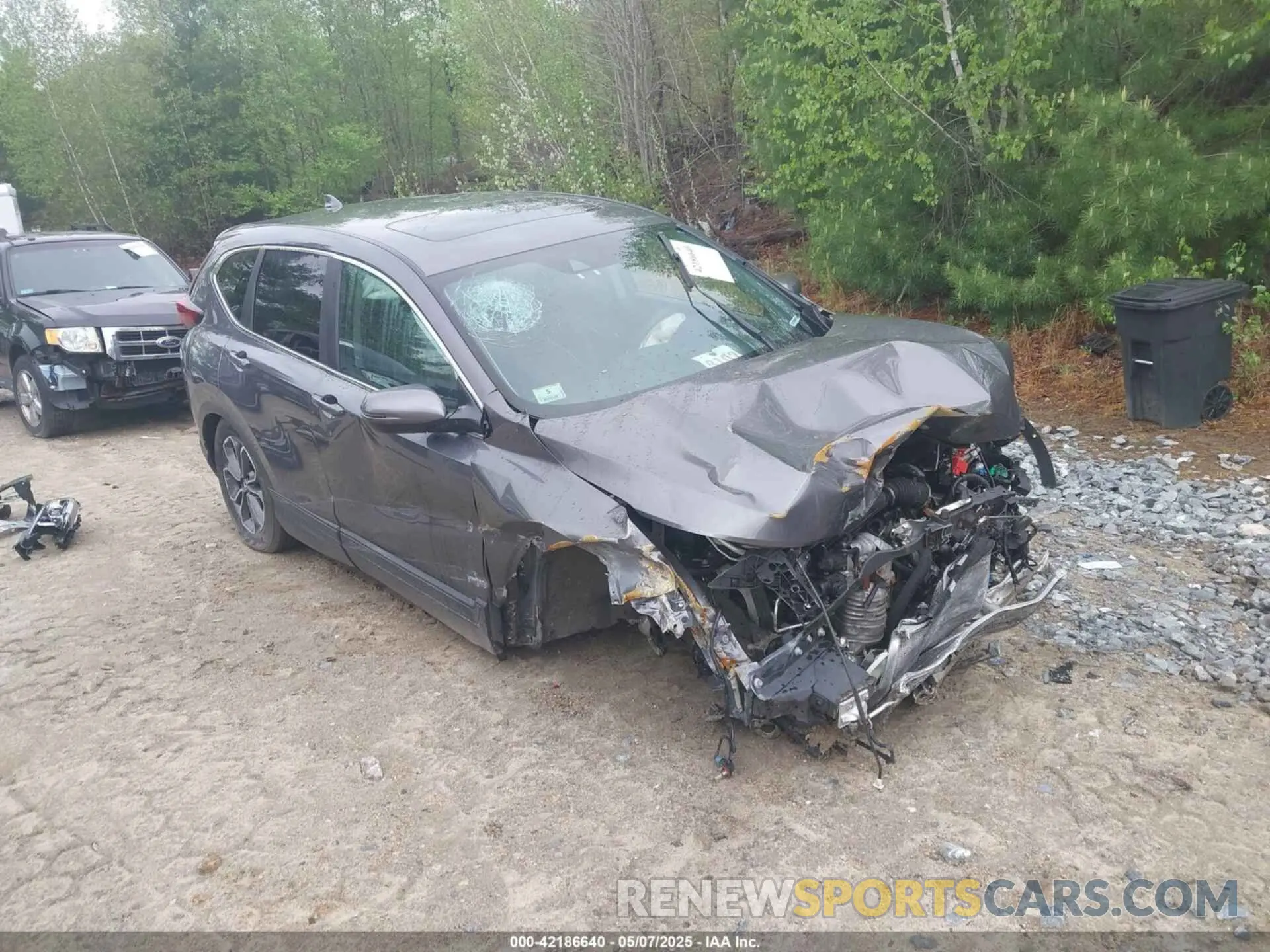 1 Photograph of a damaged car 2HKRW2H57MH626803 HONDA CR-V 2021