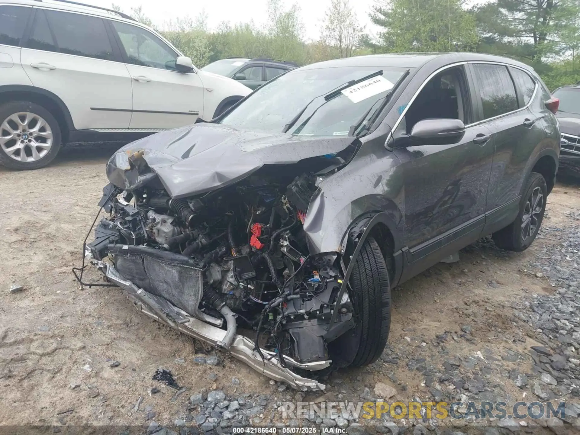 2 Photograph of a damaged car 2HKRW2H57MH626803 HONDA CR-V 2021