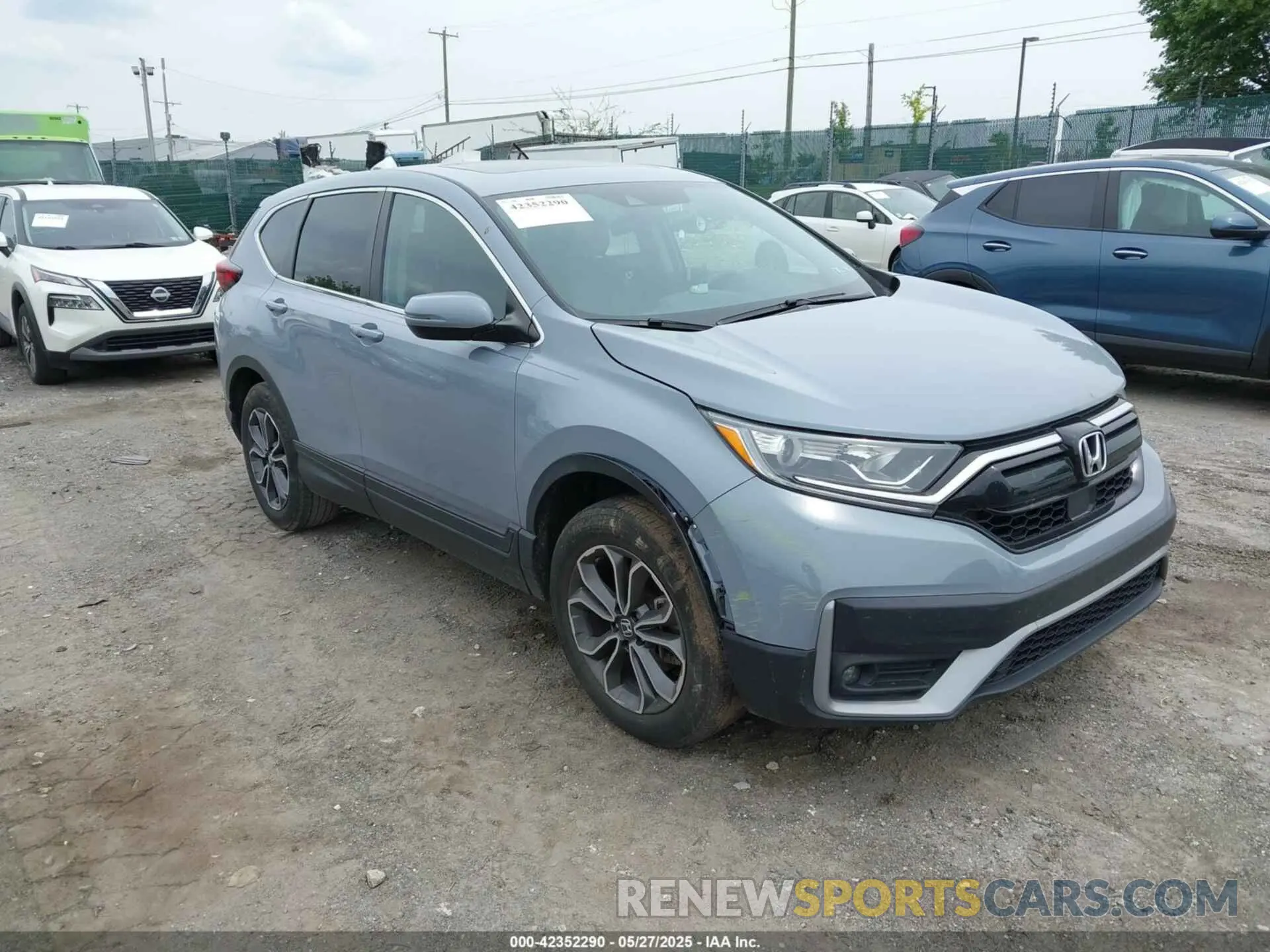 1 Photograph of a damaged car 2HKRW2H57MH647036 HONDA CR-V 2021