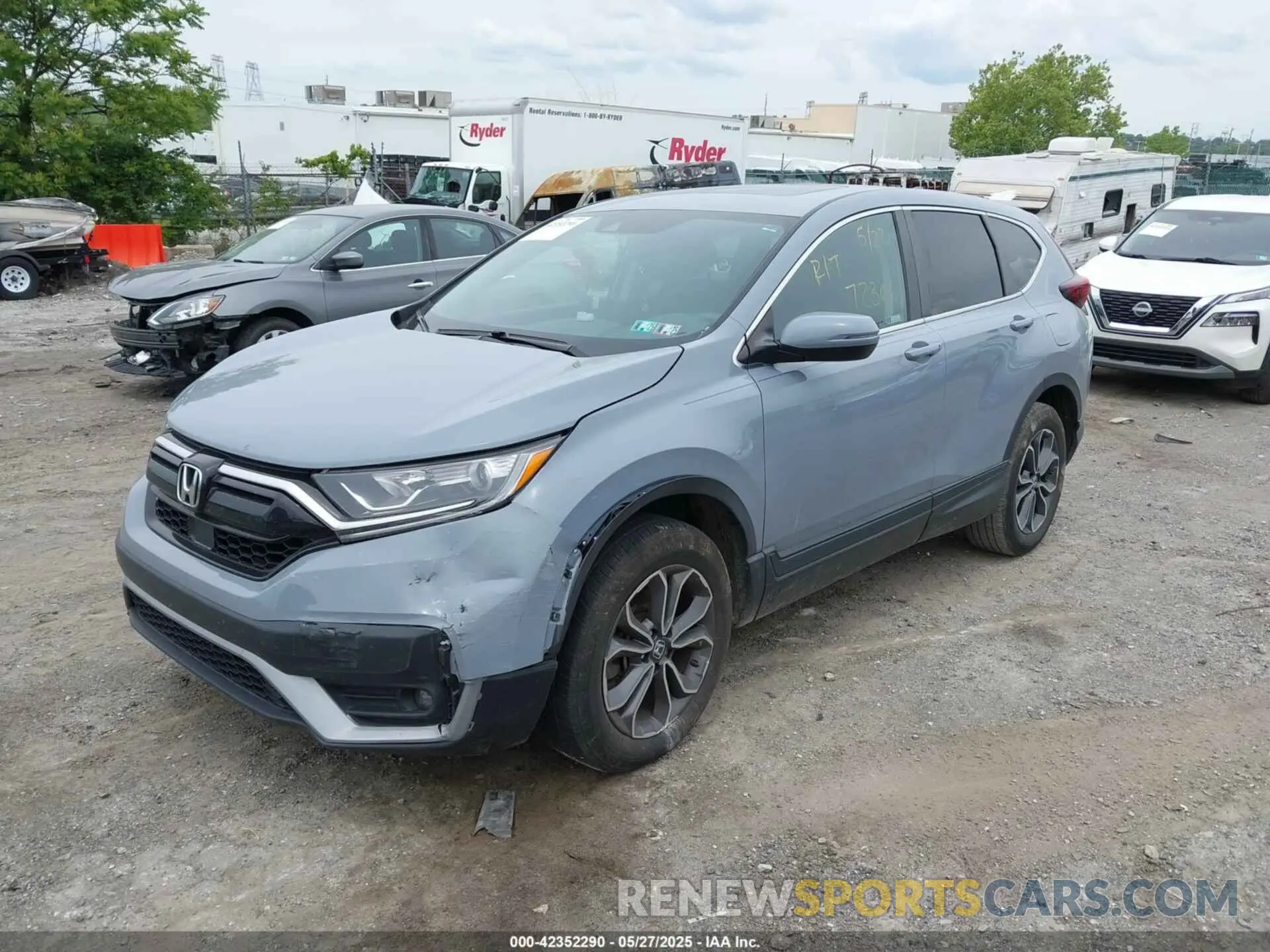 2 Photograph of a damaged car 2HKRW2H57MH647036 HONDA CR-V 2021