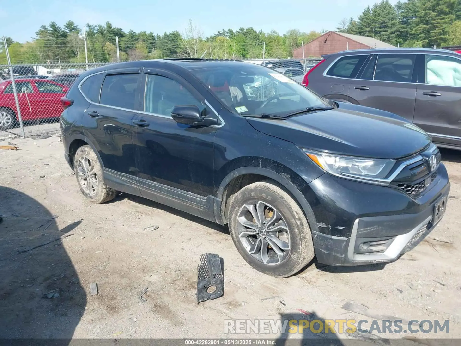 1 Photograph of a damaged car 2HKRW2H57MH658330 HONDA CR-V 2021