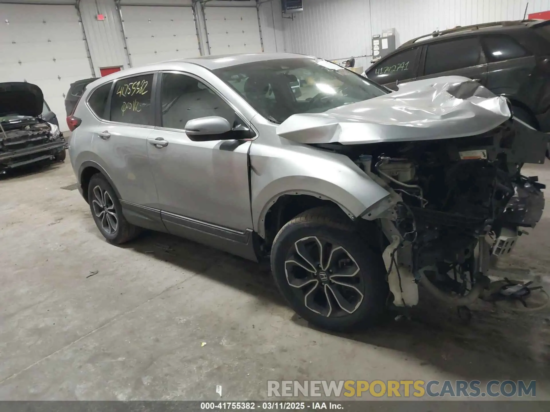 1 Photograph of a damaged car 2HKRW2H59MH645479 HONDA CR-V 2021