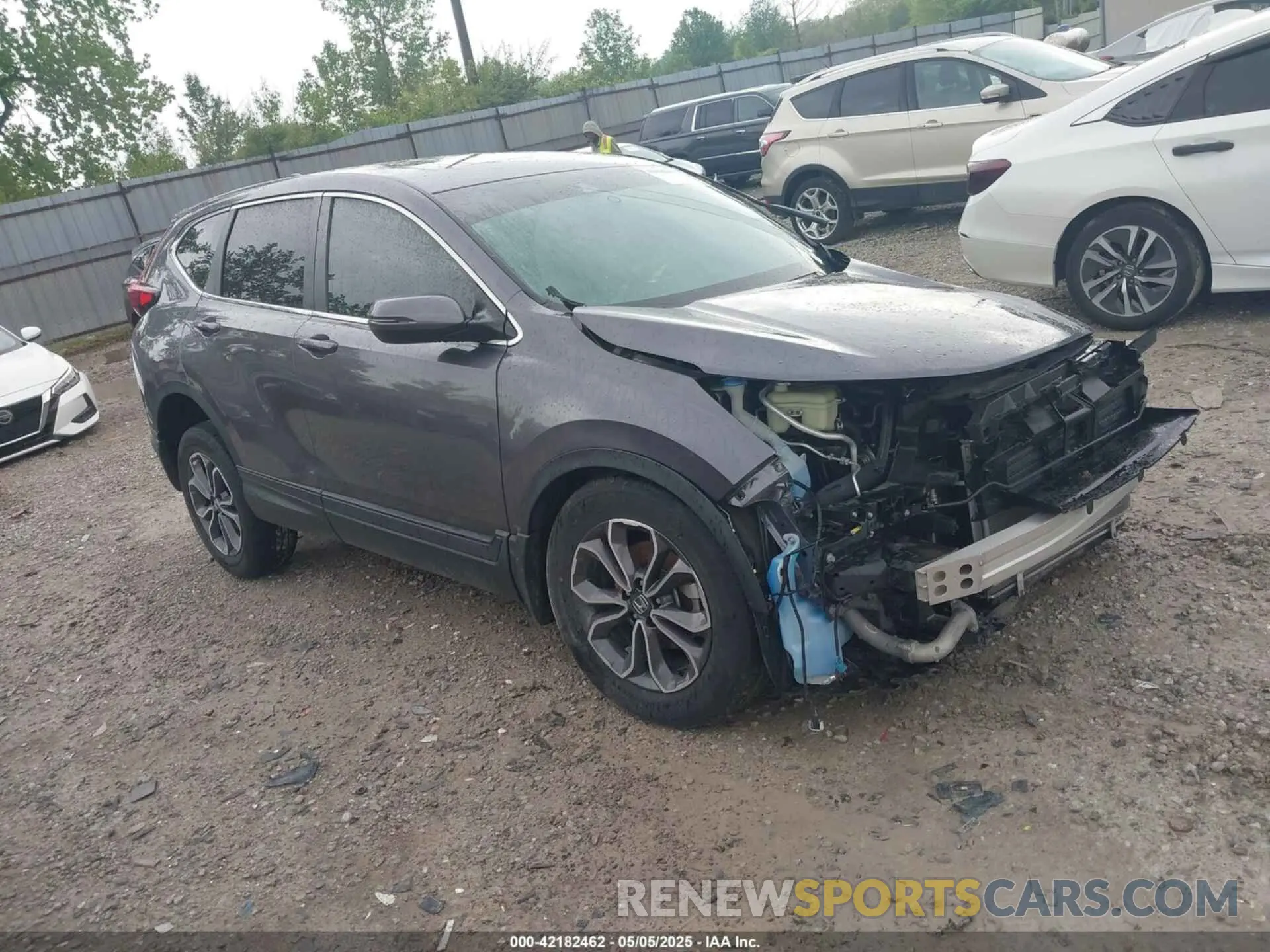 1 Photograph of a damaged car 2HKRW2H59MH674125 HONDA CR-V 2021