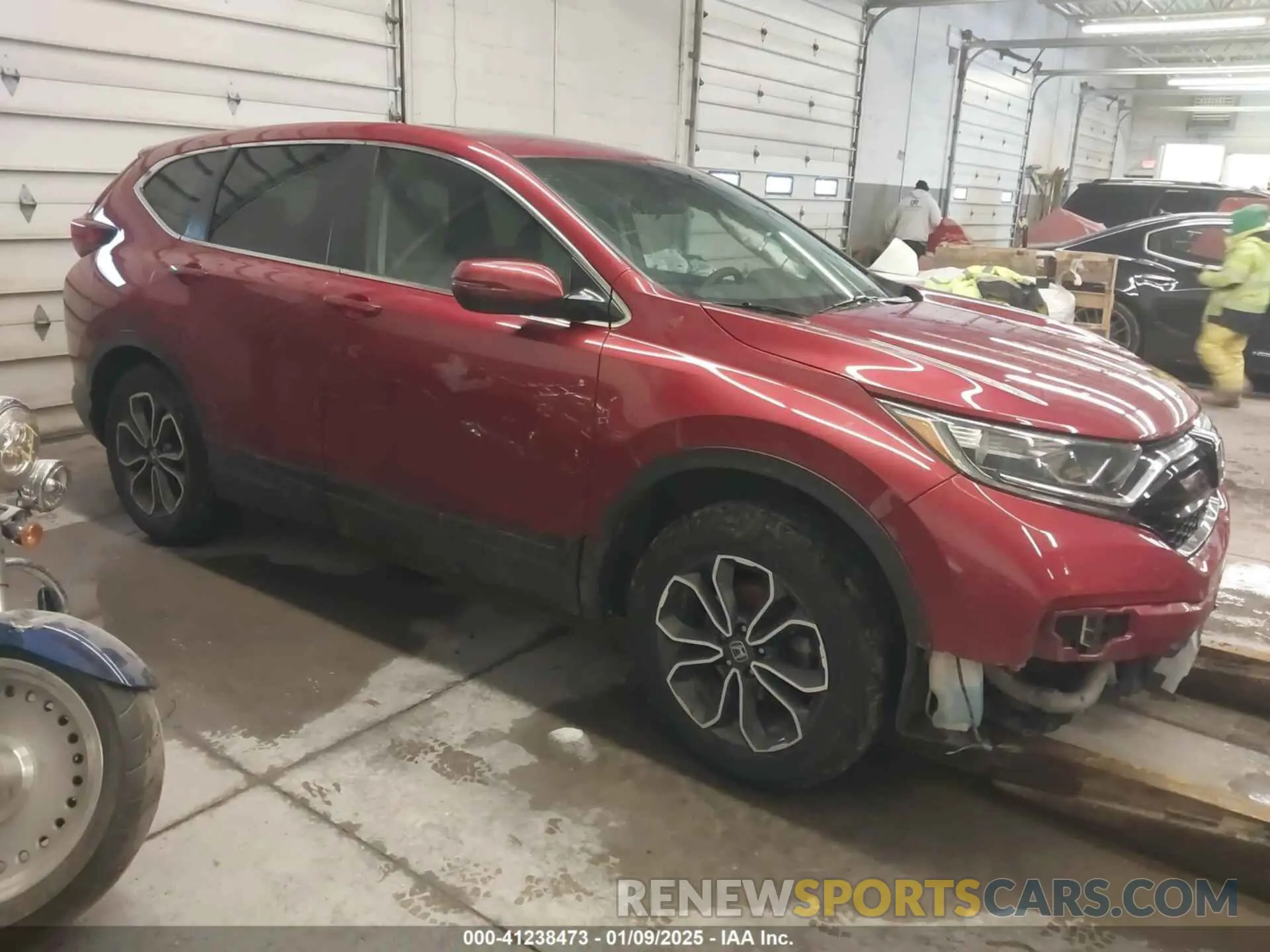 1 Photograph of a damaged car 2HKRW2H5XMH603936 HONDA CR-V 2021