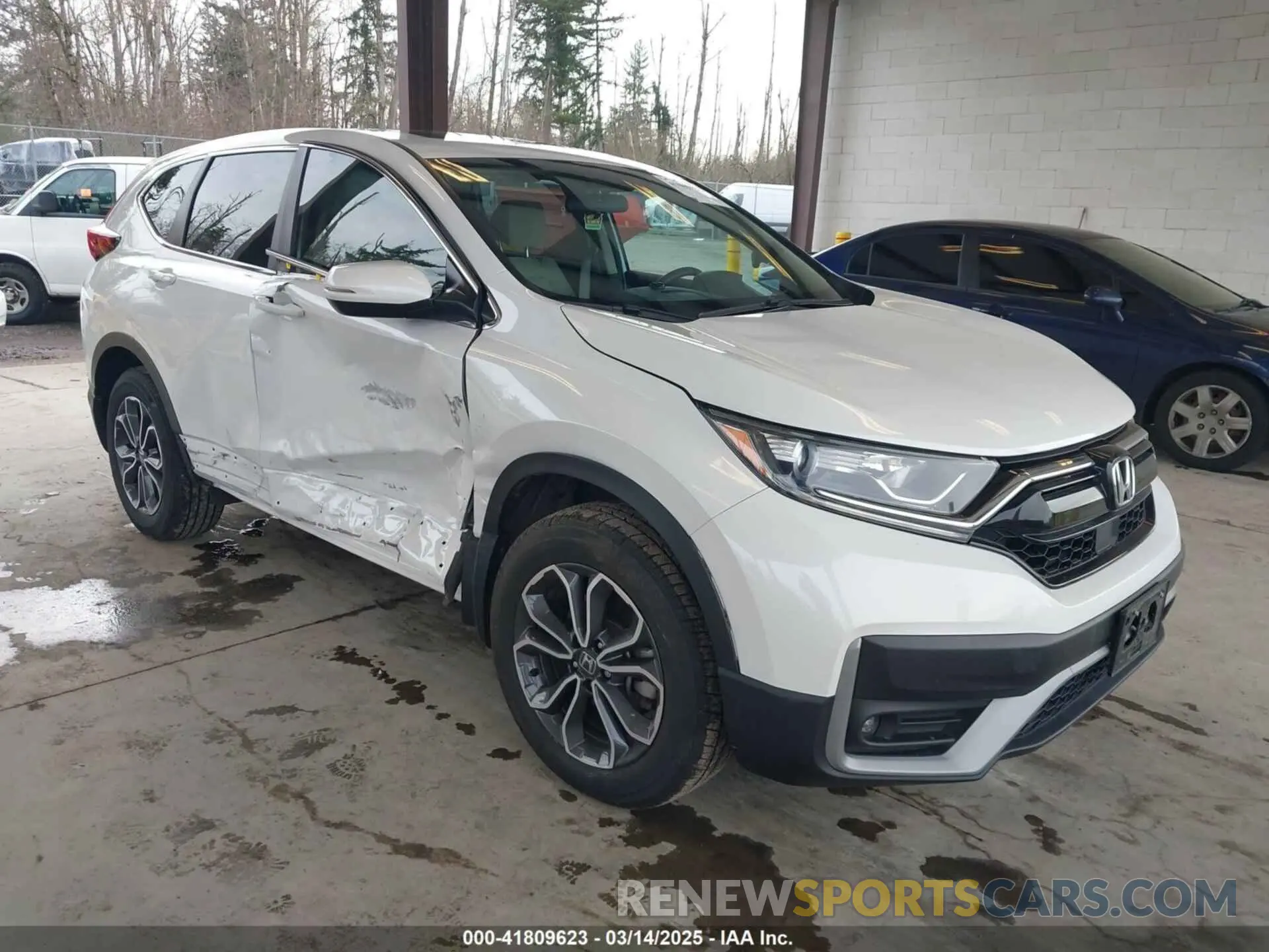 1 Photograph of a damaged car 2HKRW2H5XMH650917 HONDA CR-V 2021