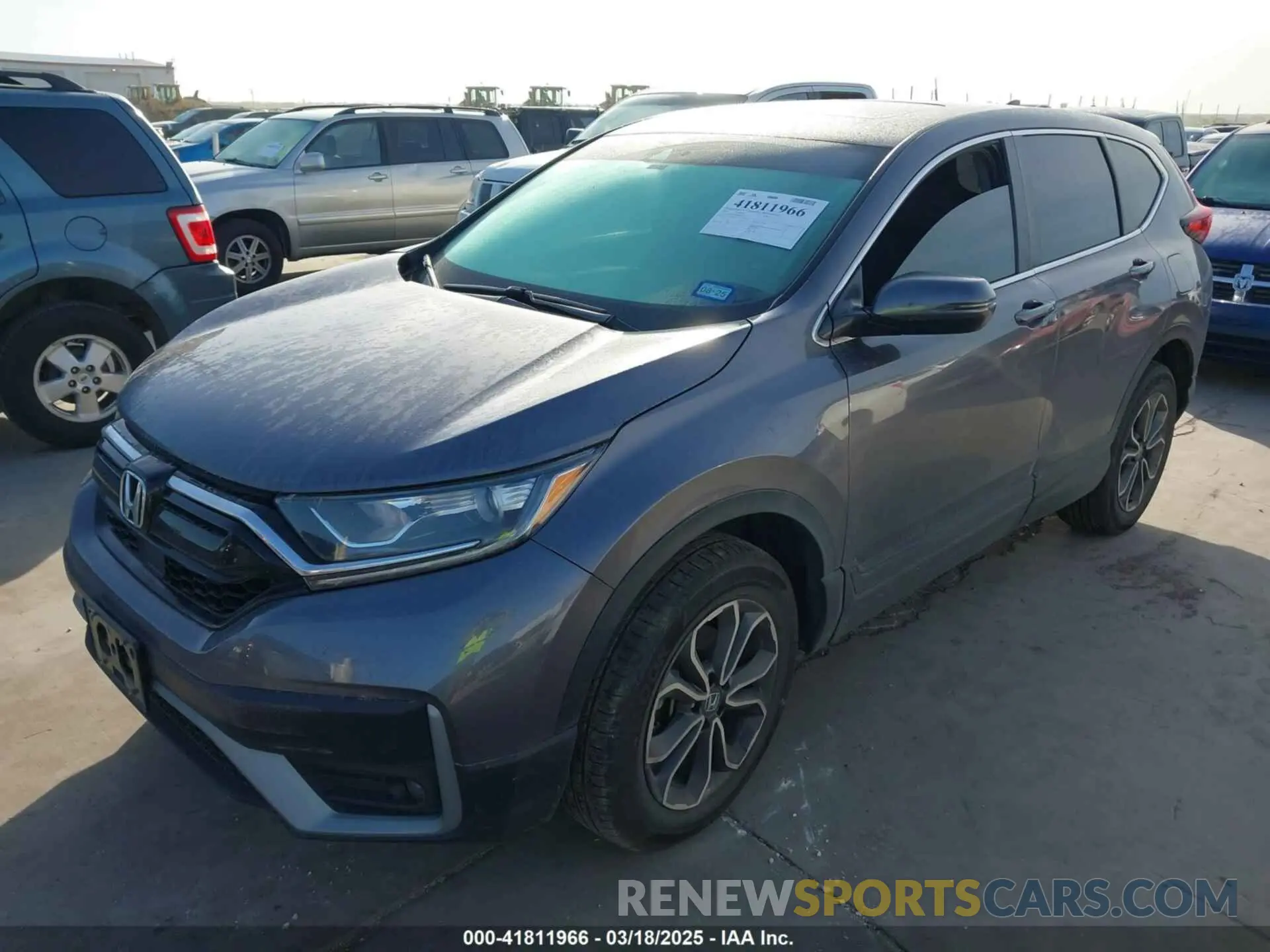 2 Photograph of a damaged car 2HKRW2H80MH671186 HONDA CR-V 2021