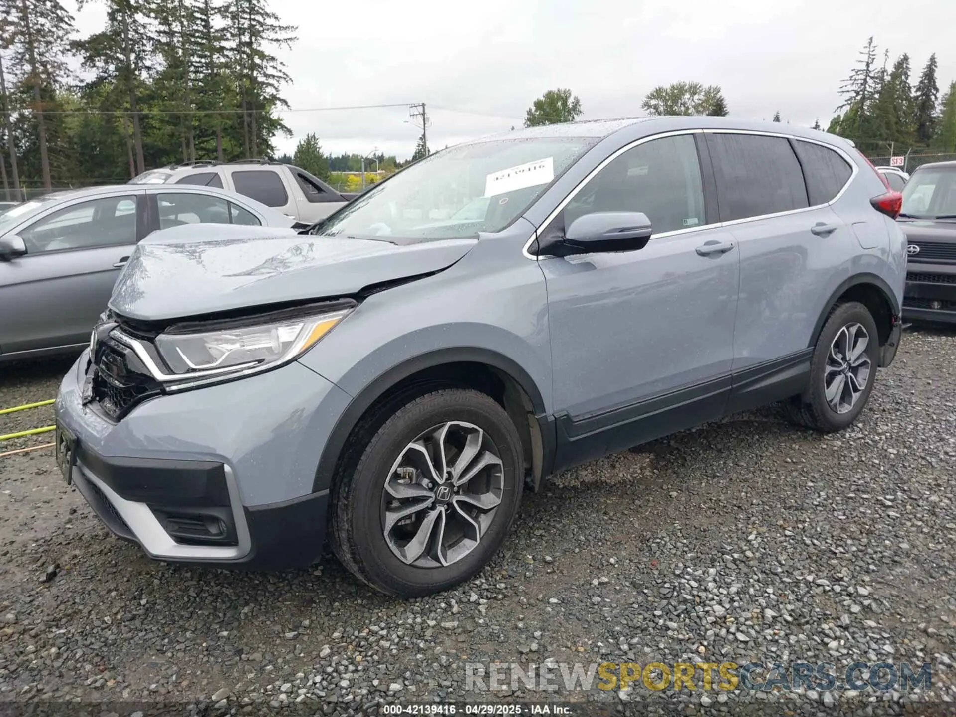 2 Photograph of a damaged car 2HKRW2H81MH646331 HONDA CR-V 2021