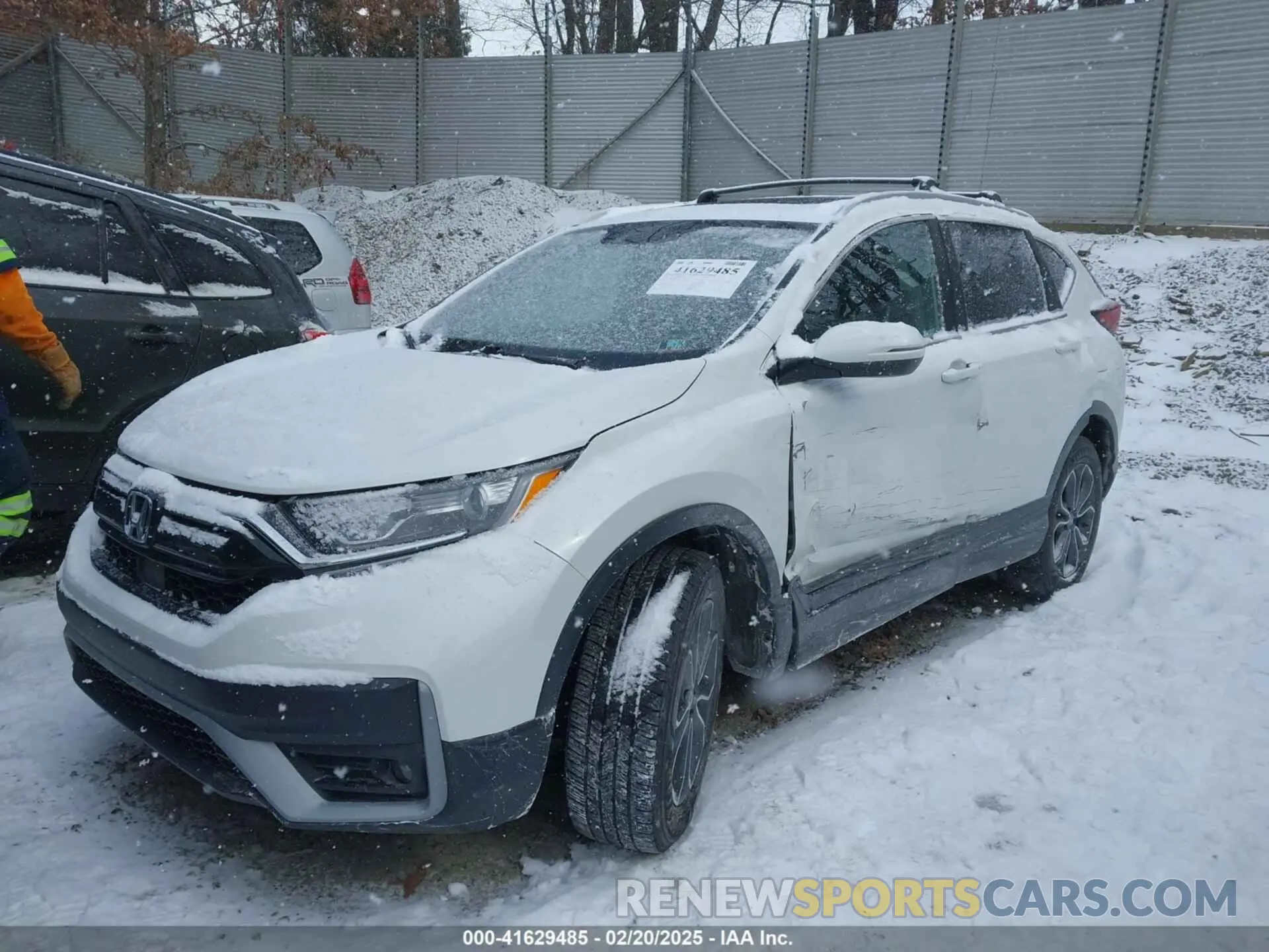 2 Photograph of a damaged car 2HKRW2H82MH677975 HONDA CR-V 2021