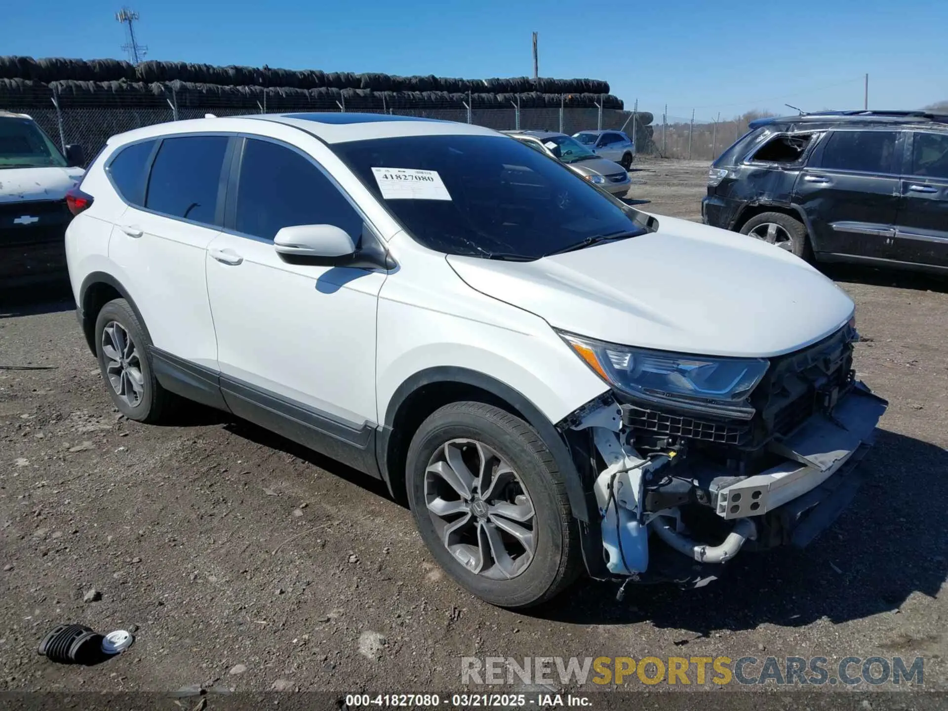 1 Photograph of a damaged car 2HKRW2H83MH634522 HONDA CR-V 2021
