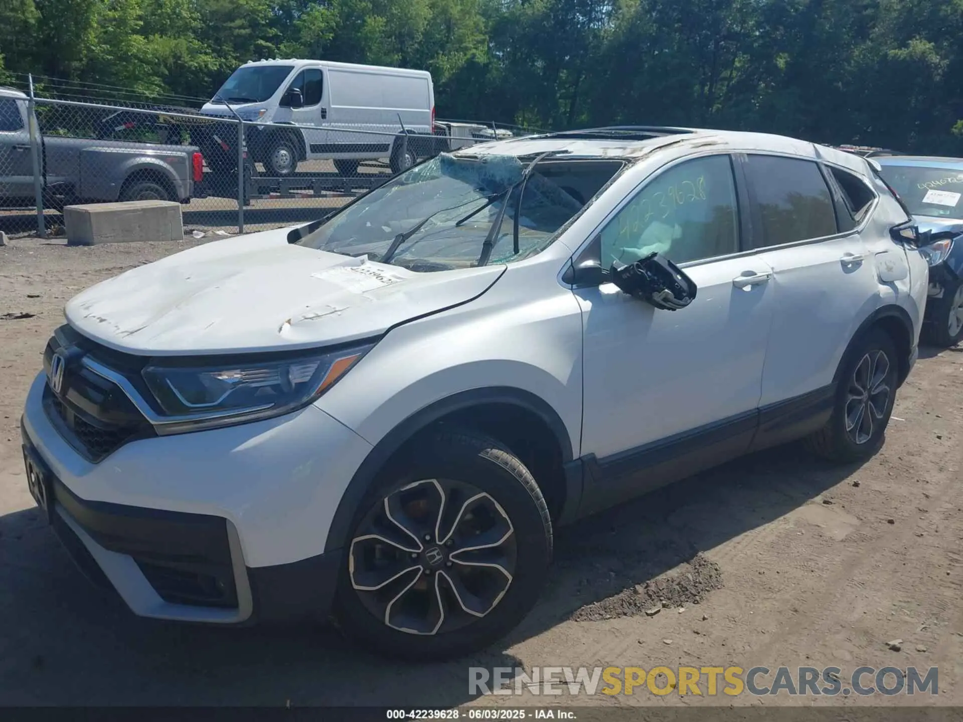 2 Photograph of a damaged car 2HKRW2H87MH619747 HONDA CR-V 2021