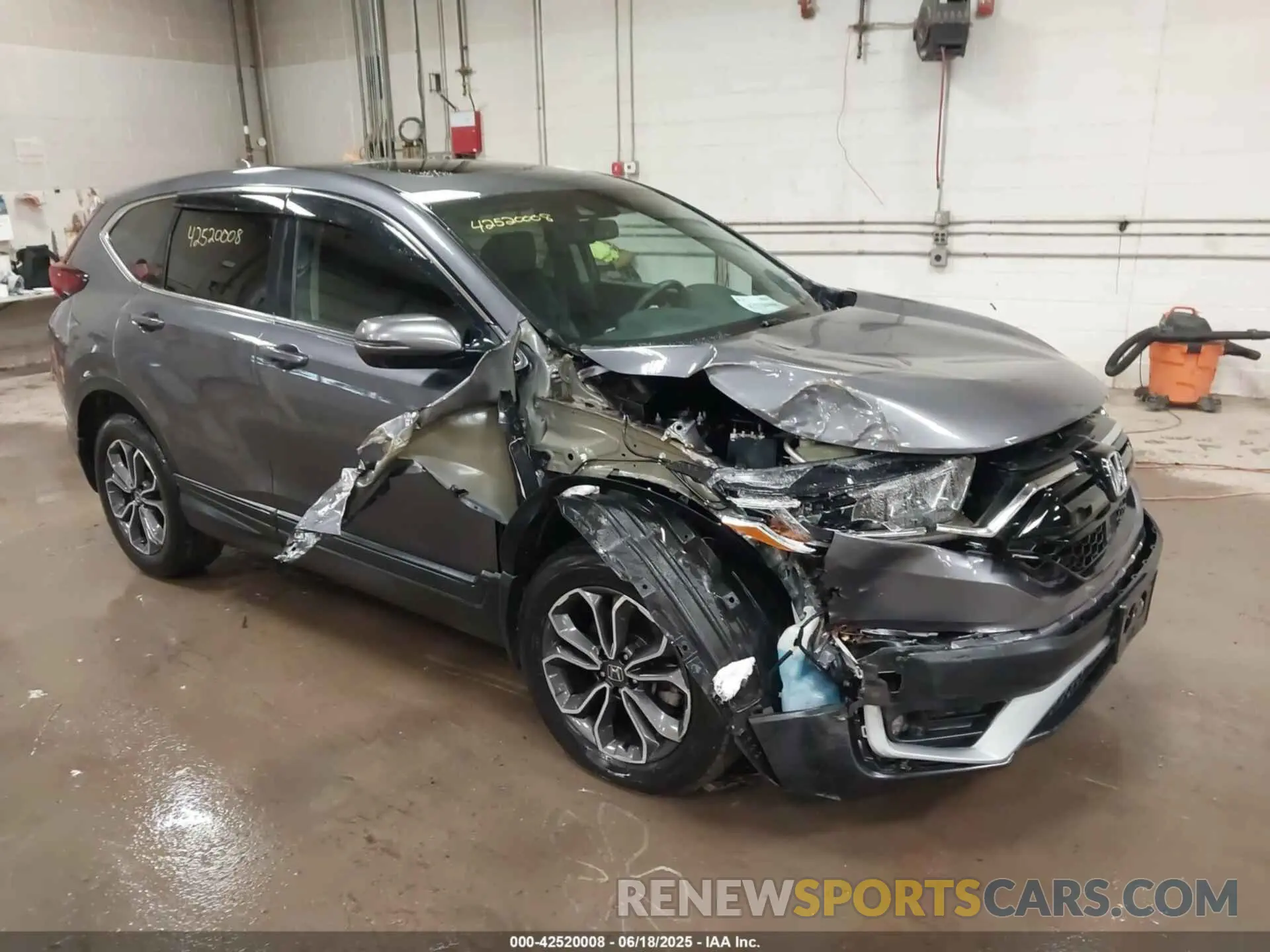6 Photograph of a damaged car 2HKRW2H87MH648746 HONDA CR-V 2021