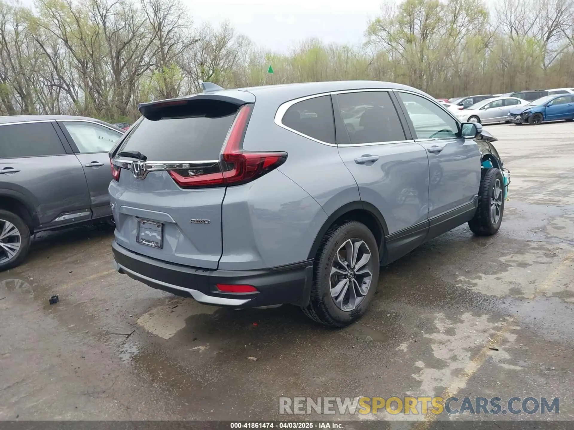 4 Photograph of a damaged car 2HKRW2H87MH672237 HONDA CR-V 2021