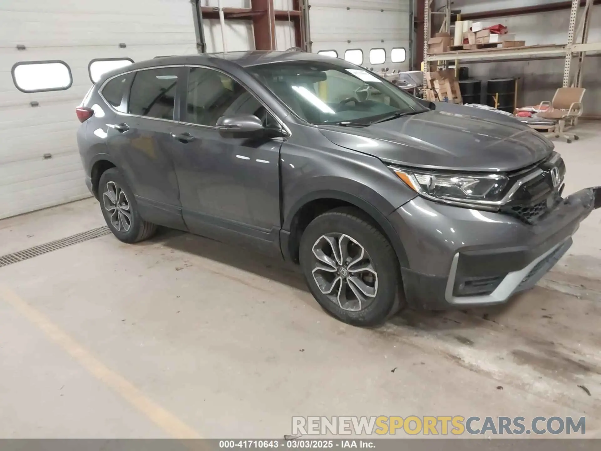 1 Photograph of a damaged car 2HKRW2H87MH673744 HONDA CR-V 2021