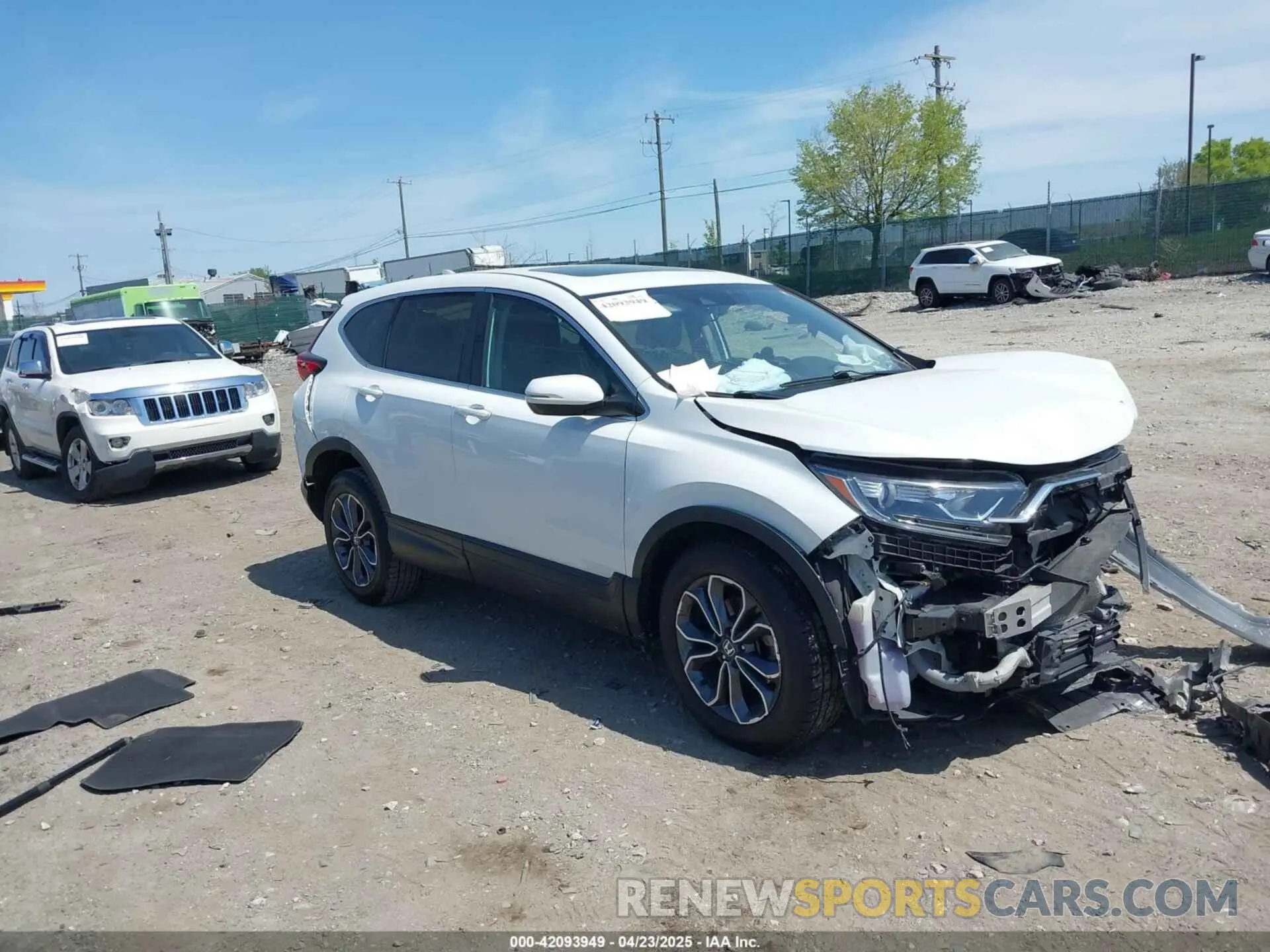 1 Photograph of a damaged car 2HKRW2H88MH618722 HONDA CR-V 2021