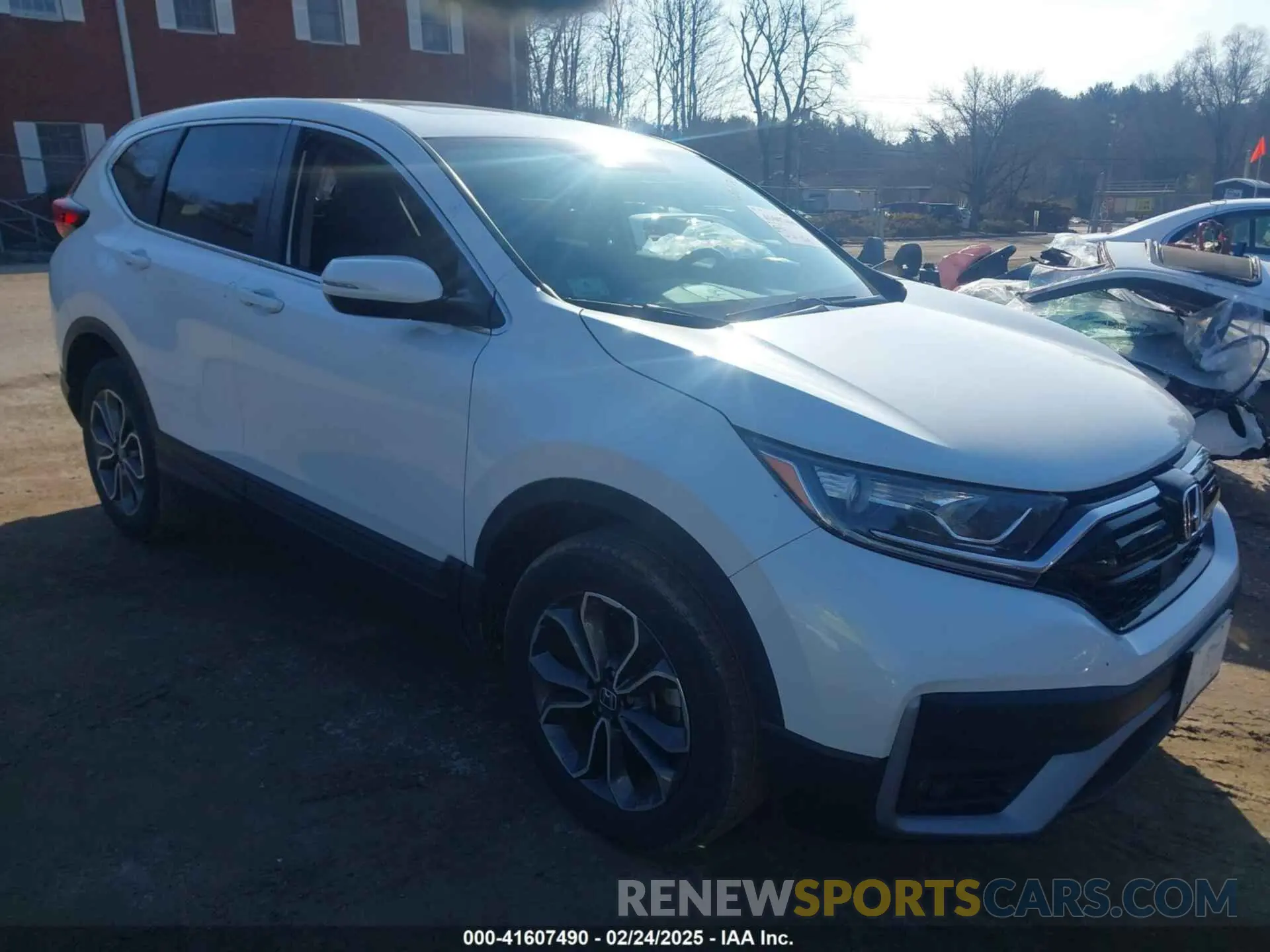 1 Photograph of a damaged car 2HKRW2H89MH615943 HONDA CR-V 2021