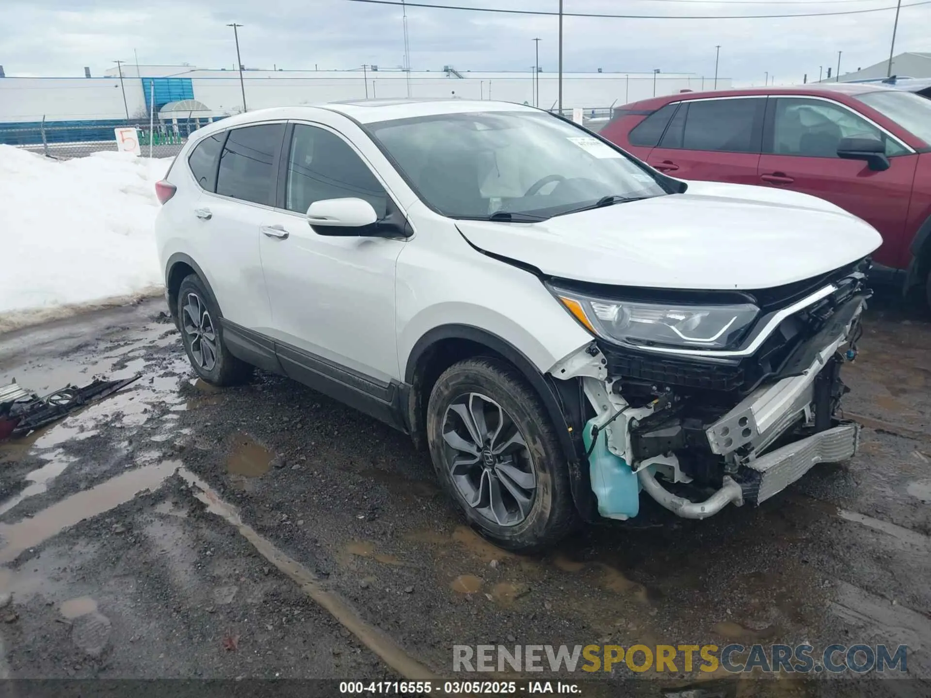 1 Photograph of a damaged car 2HKRW2H89MH646433 HONDA CR-V 2021