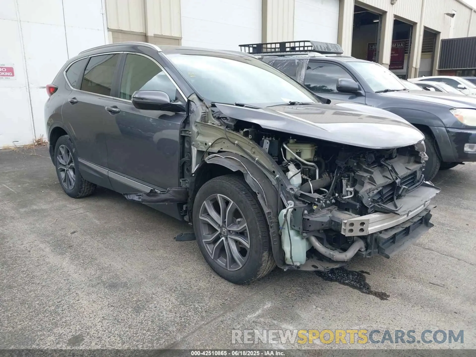 1 Photograph of a damaged car 2HKRW2H93MH679033 HONDA CR-V 2021