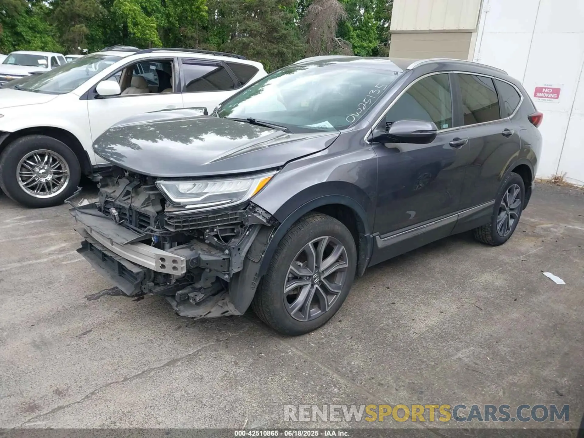 2 Photograph of a damaged car 2HKRW2H93MH679033 HONDA CR-V 2021