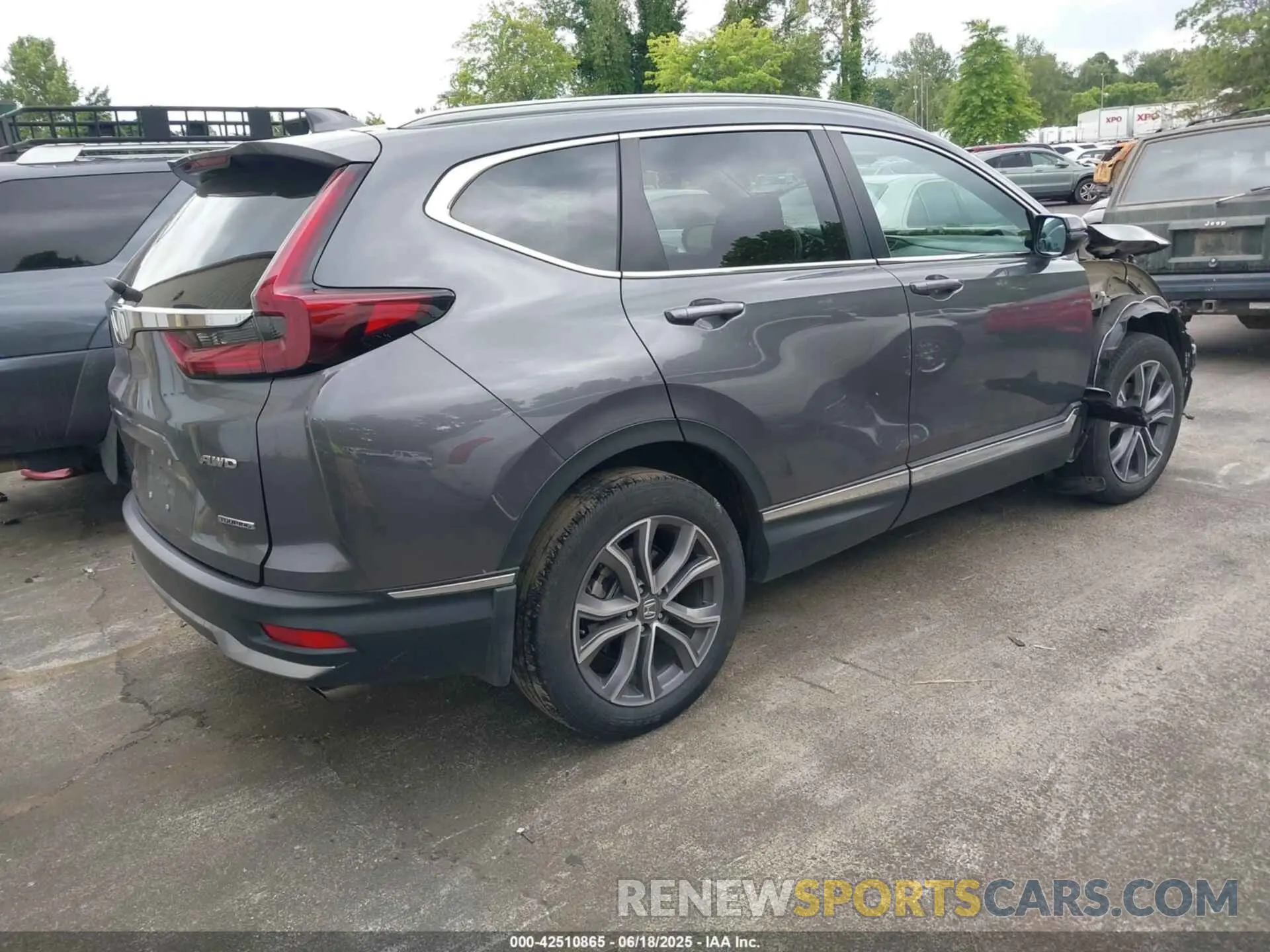 4 Photograph of a damaged car 2HKRW2H93MH679033 HONDA CR-V 2021