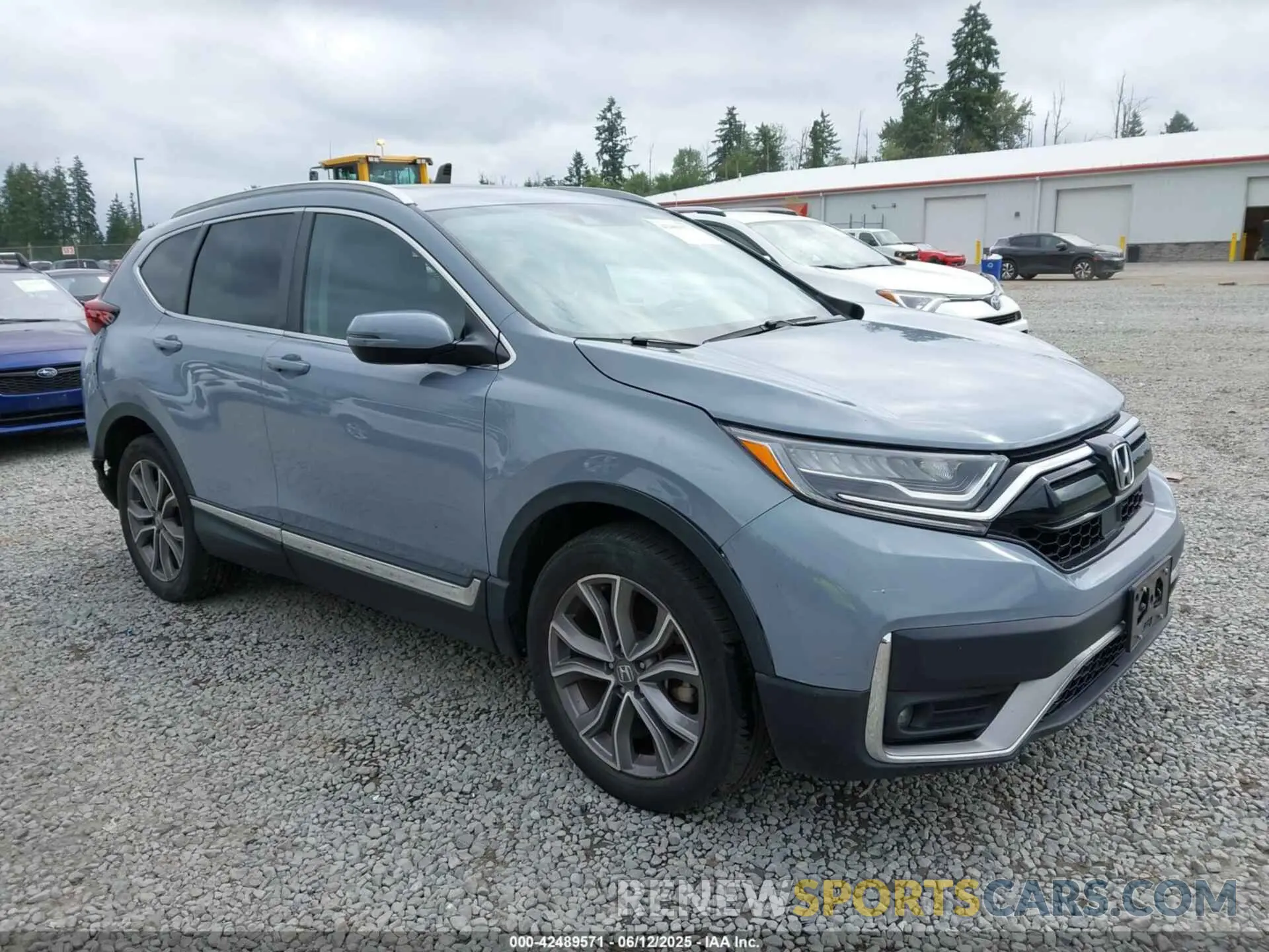 1 Photograph of a damaged car 2HKRW2H94MH637809 HONDA CR-V 2021