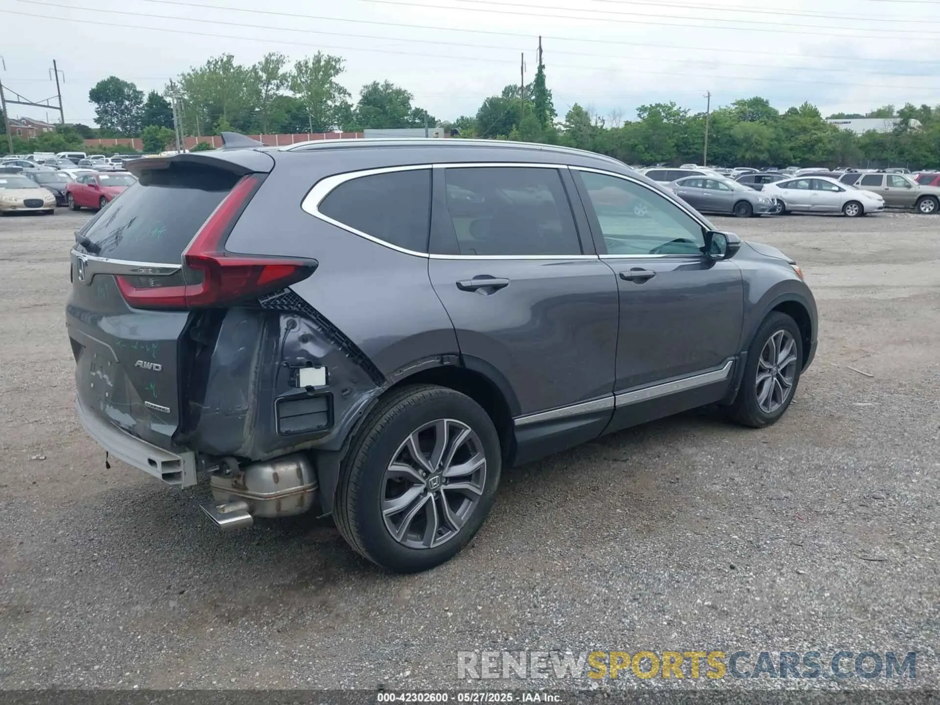 4 Photograph of a damaged car 2HKRW2H95MH685514 HONDA CR-V 2021