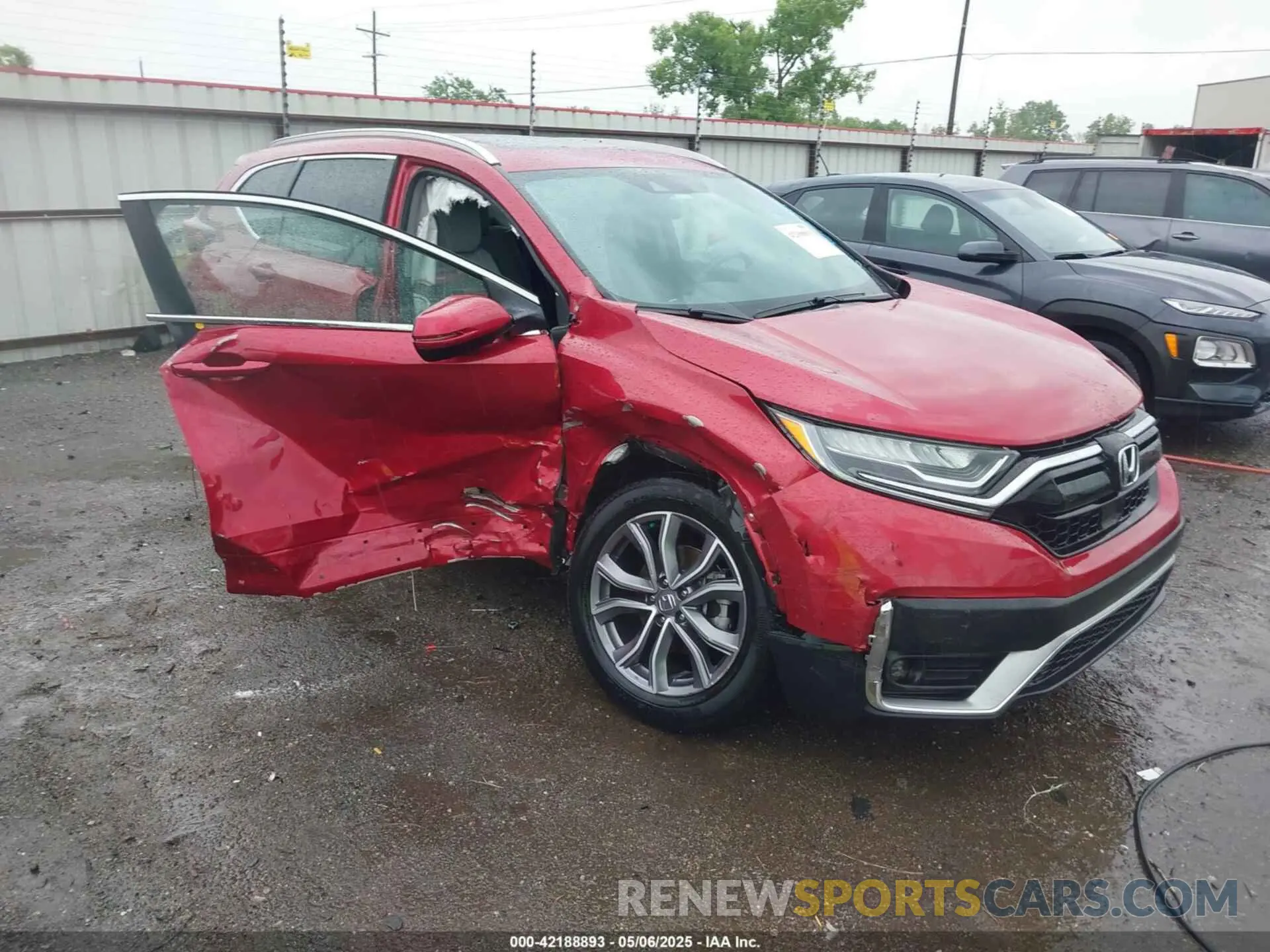 1 Photograph of a damaged car 2HKRW2H9XMH663315 HONDA CR-V 2021