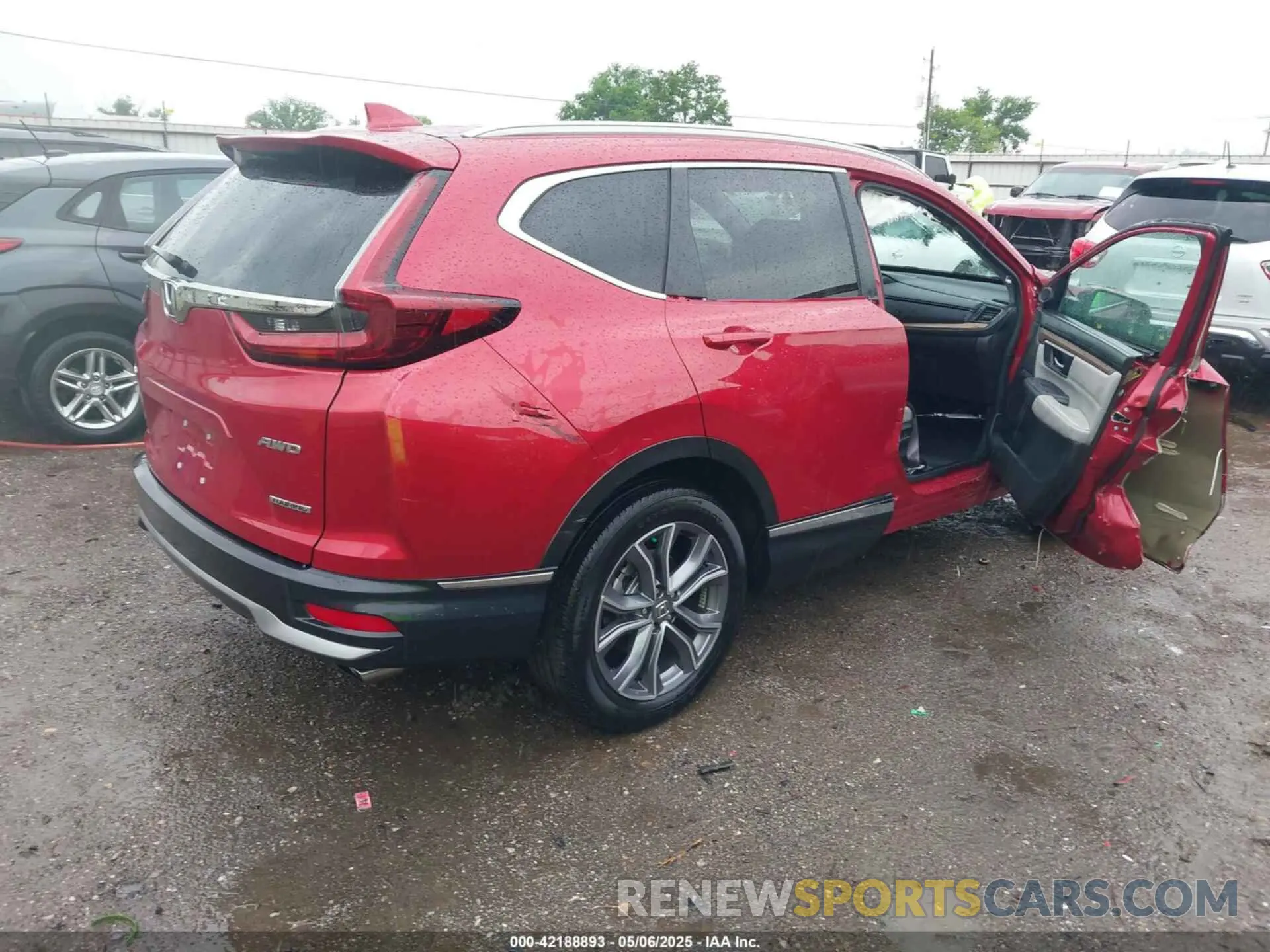 4 Photograph of a damaged car 2HKRW2H9XMH663315 HONDA CR-V 2021