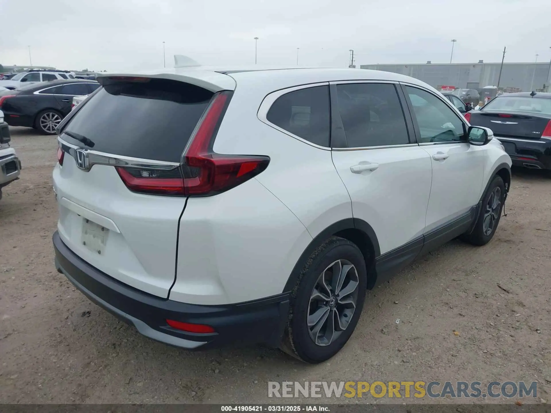 4 Photograph of a damaged car 5J6RW1H54MA005370 HONDA CR-V 2021