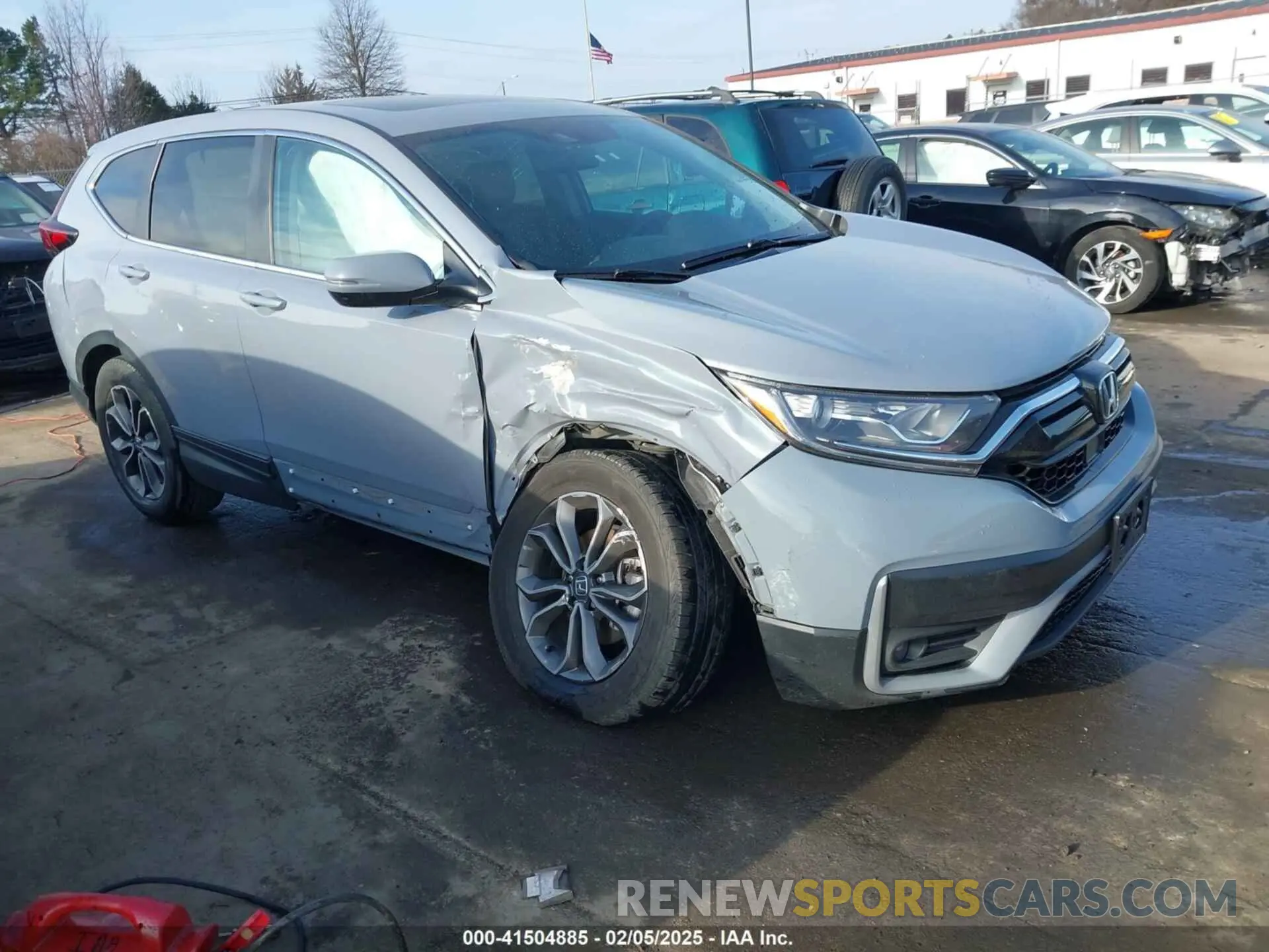 1 Photograph of a damaged car 5J6RW1H84MA001040 HONDA CR-V 2021