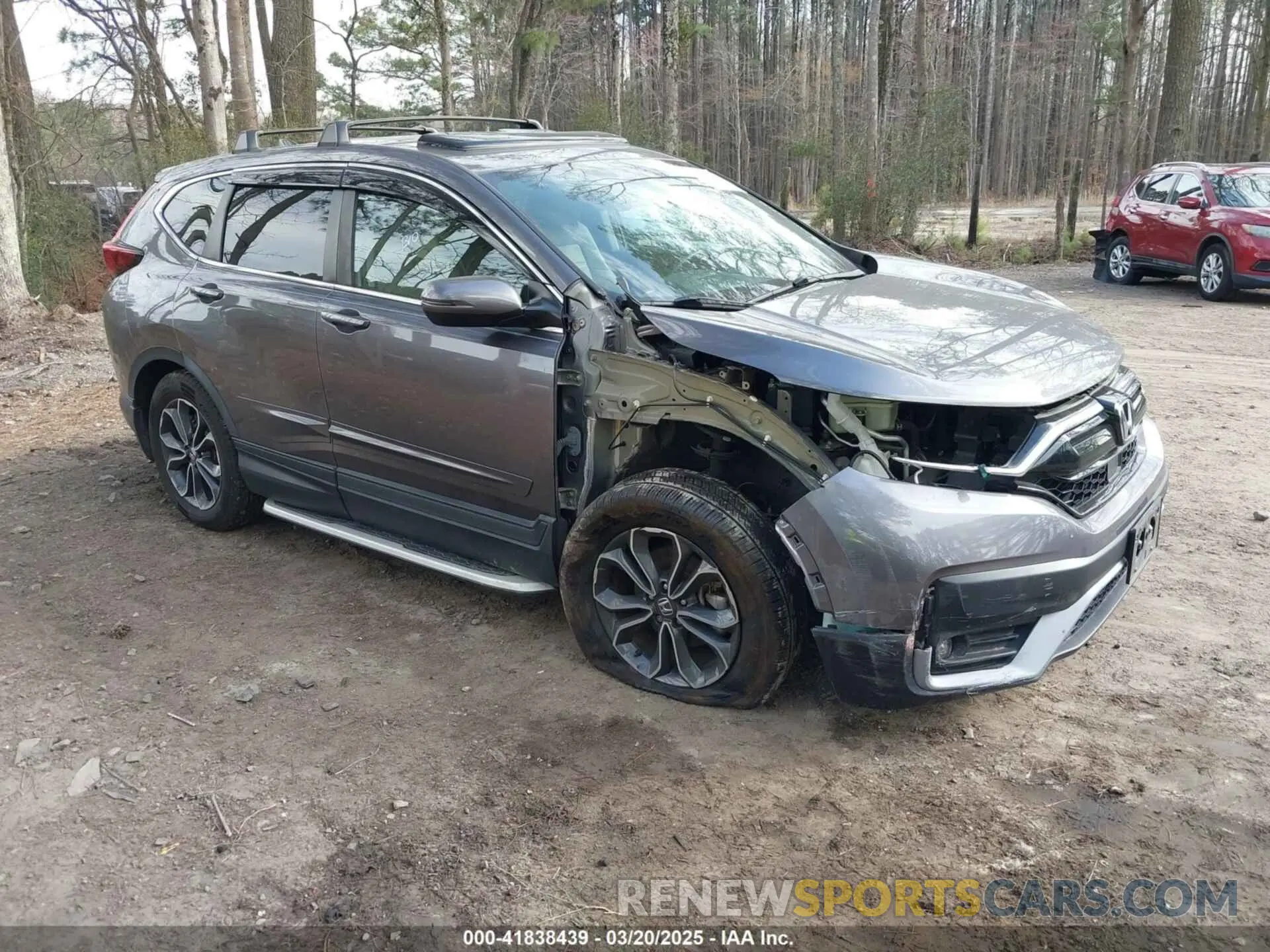 1 Photograph of a damaged car 5J6RW1H87MA000156 HONDA CR-V 2021