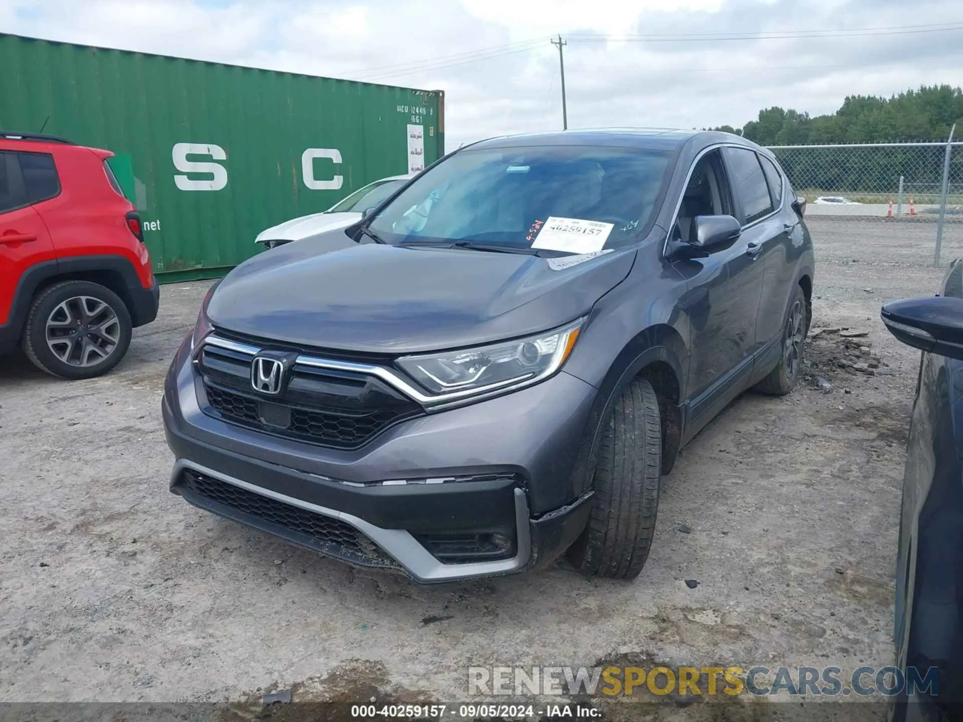 2 Photograph of a damaged car 5J6RW1H88MA007844 HONDA CR-V 2021