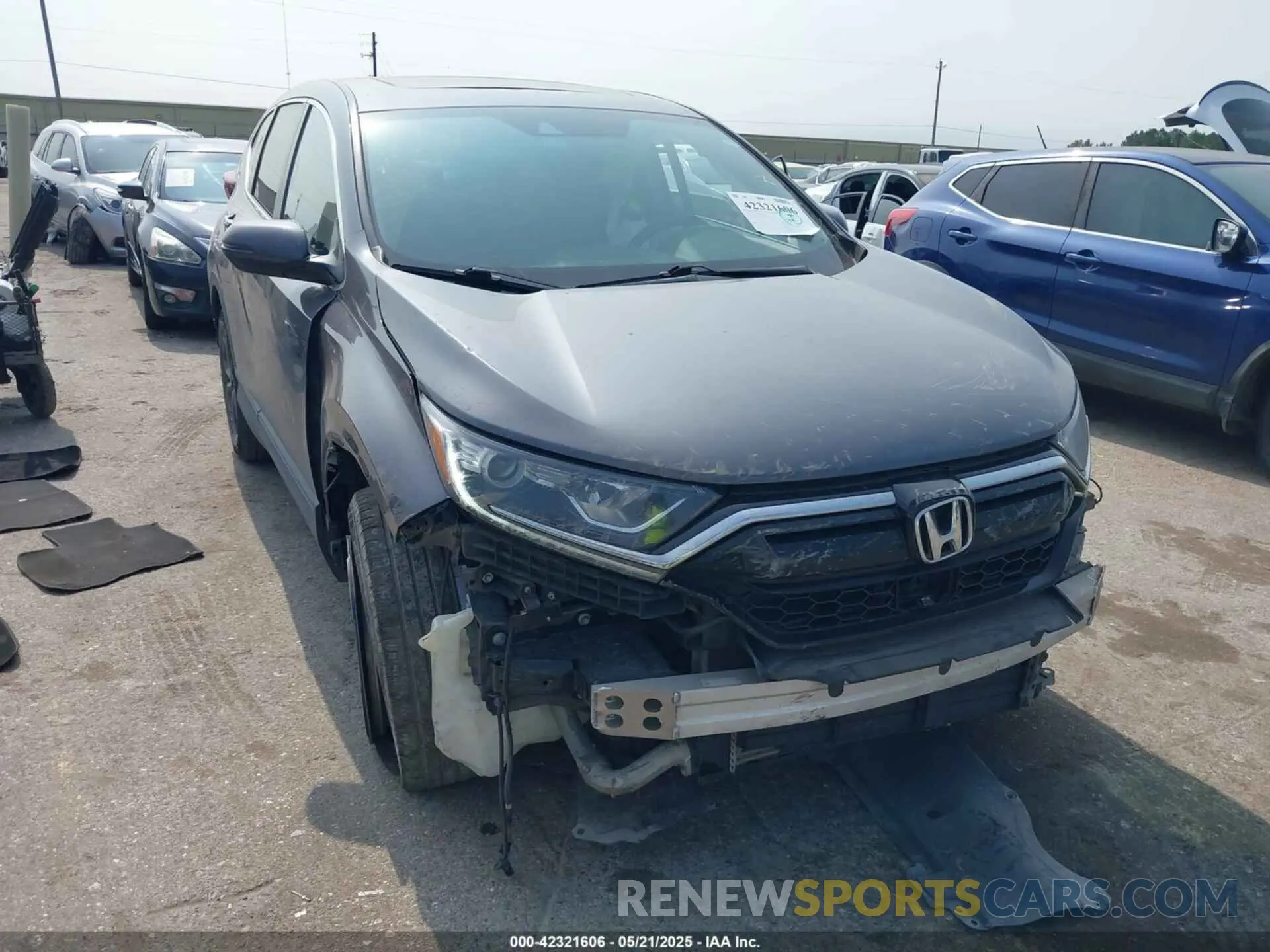1 Photograph of a damaged car 5J6RW2H50MA007140 HONDA CR-V 2021