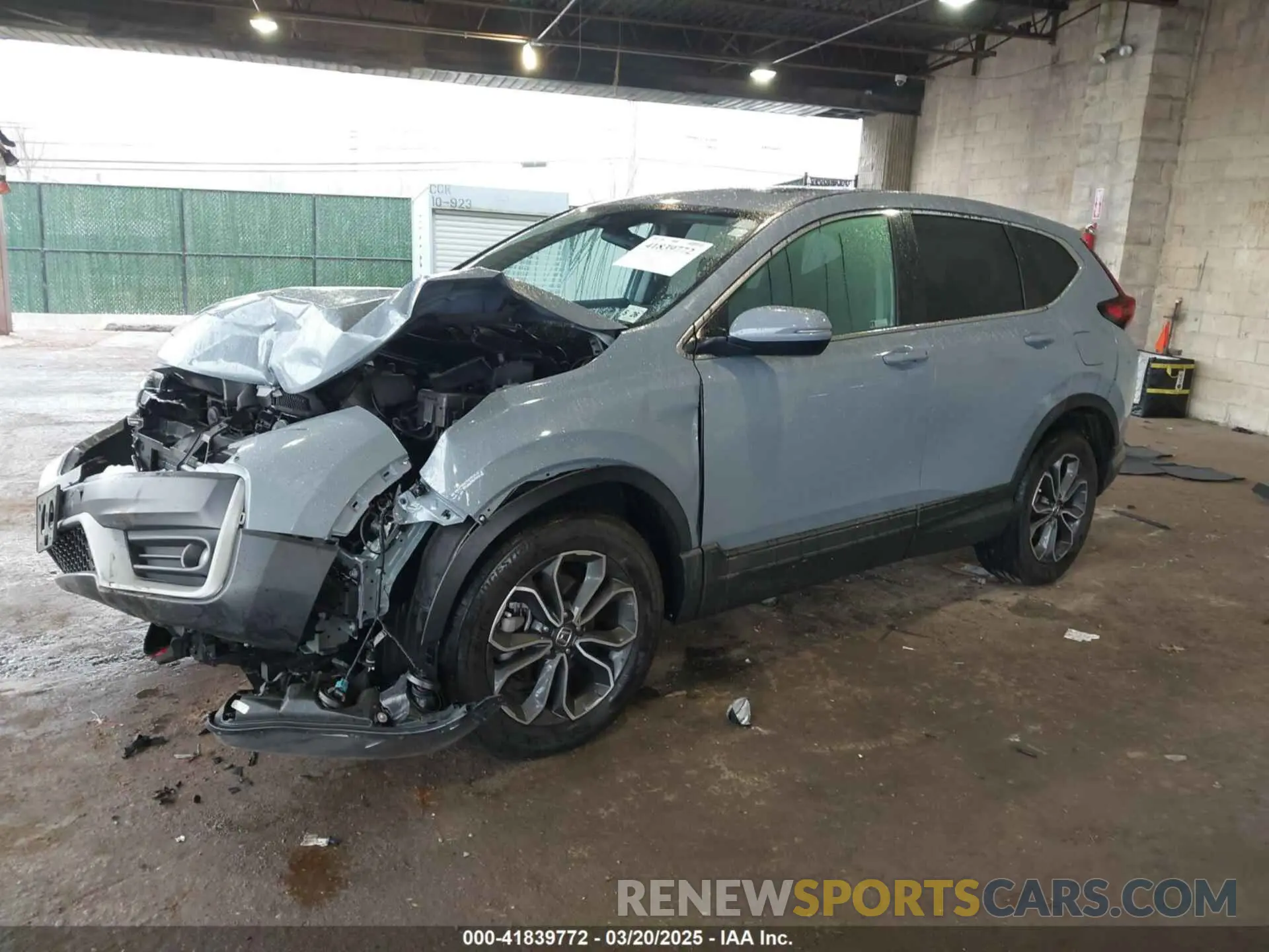 2 Photograph of a damaged car 5J6RW2H51ML010701 HONDA CR-V 2021