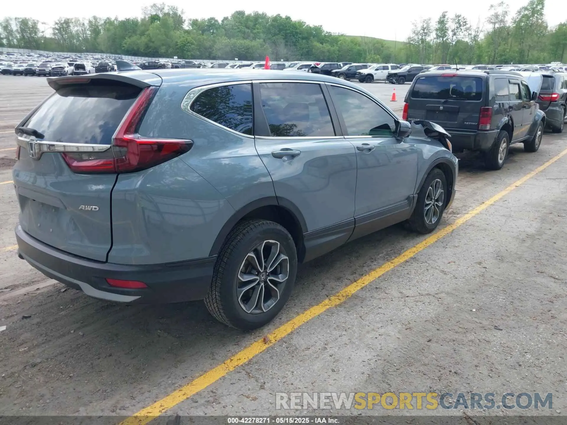 4 Photograph of a damaged car 5J6RW2H52ML010643 HONDA CR-V 2021