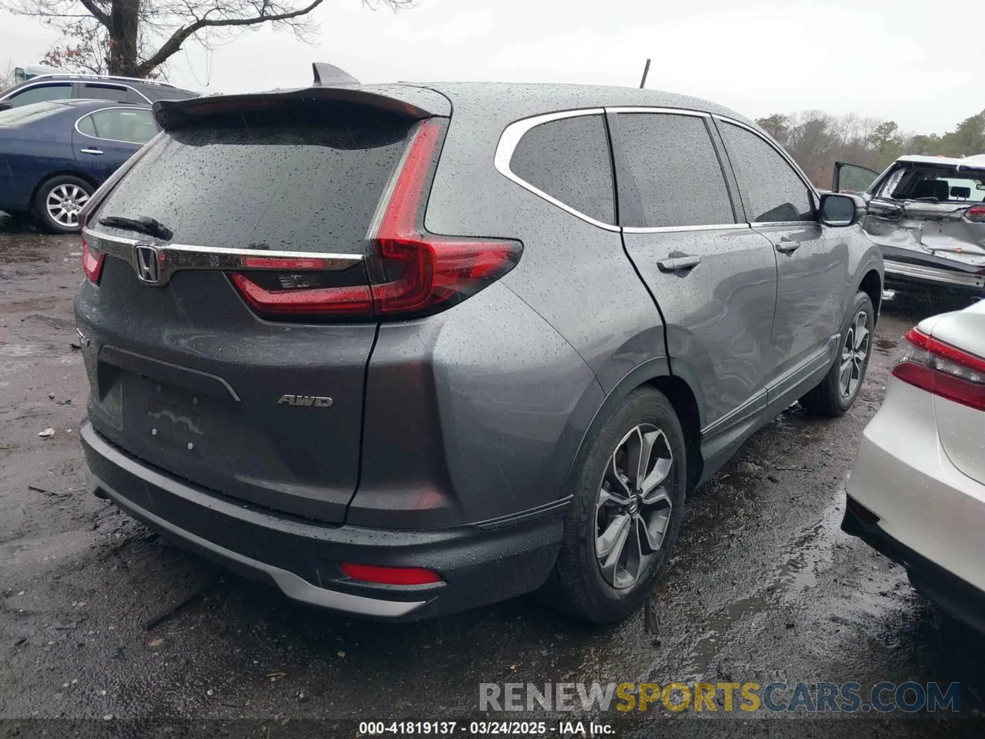 4 Photograph of a damaged car 5J6RW2H54MA010459 HONDA CR-V 2021