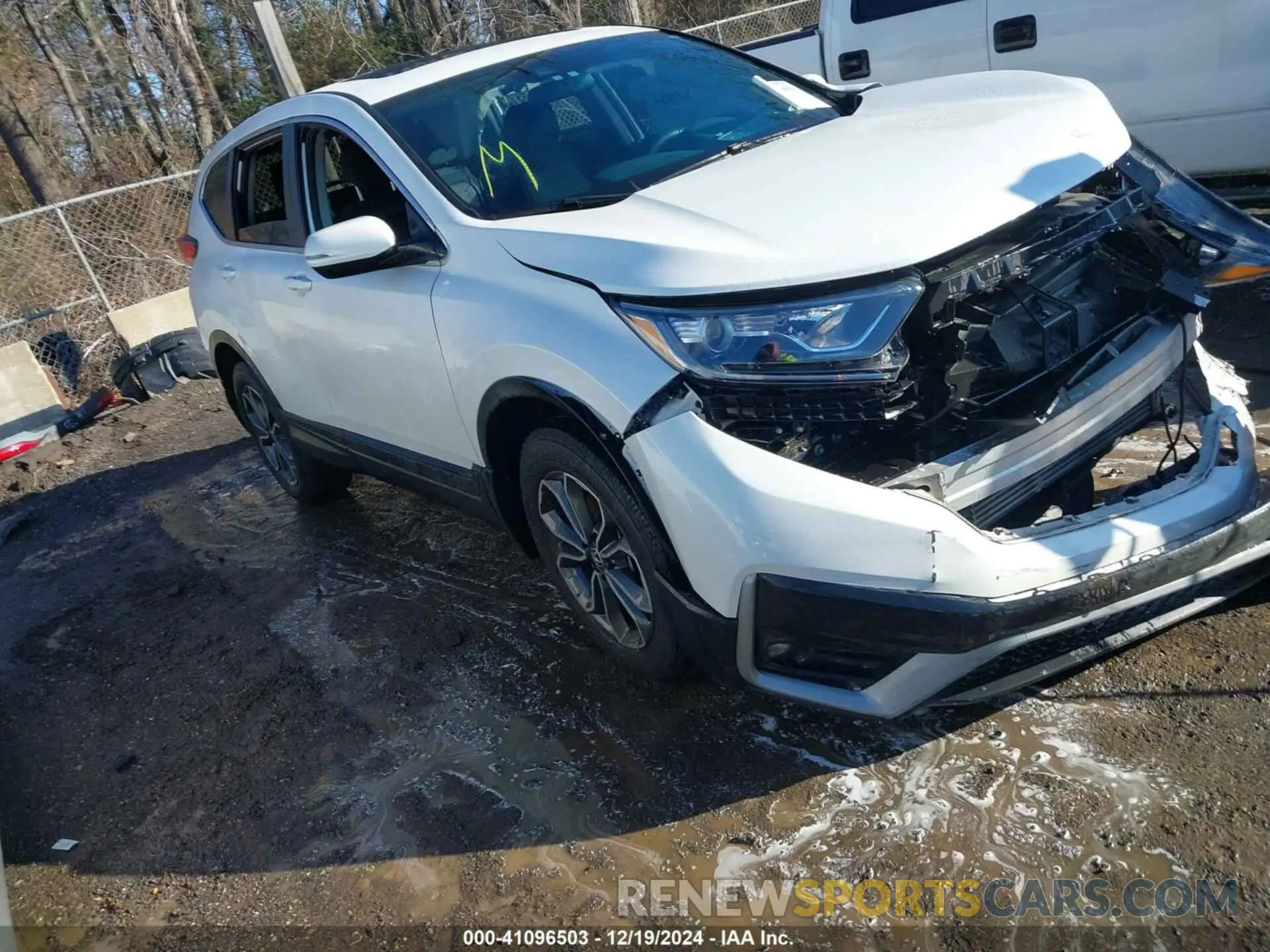 1 Photograph of a damaged car 5J6RW2H56MA012505 HONDA CR-V 2021