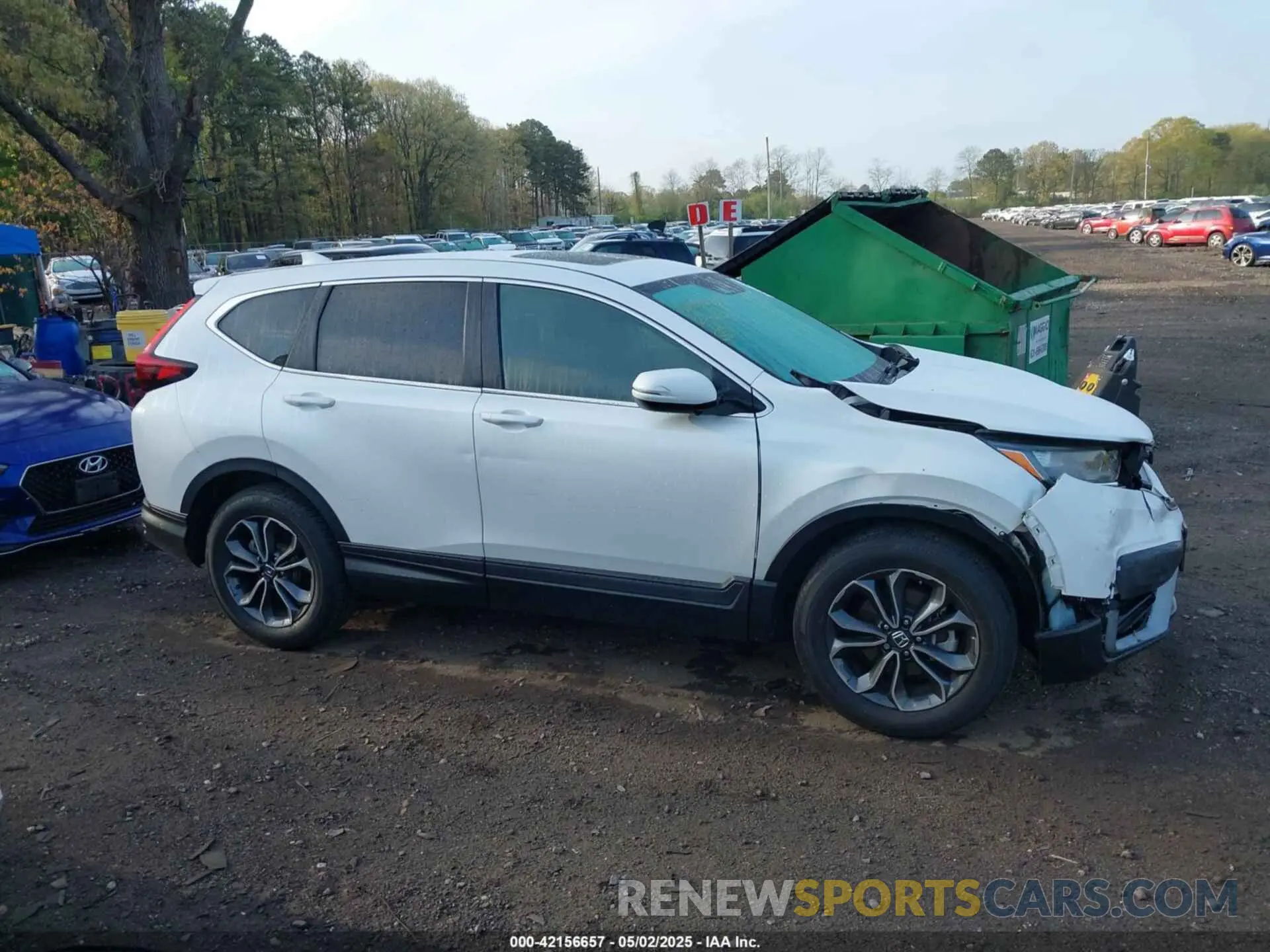 13 Photograph of a damaged car 5J6RW2H58MA002493 HONDA CR-V 2021