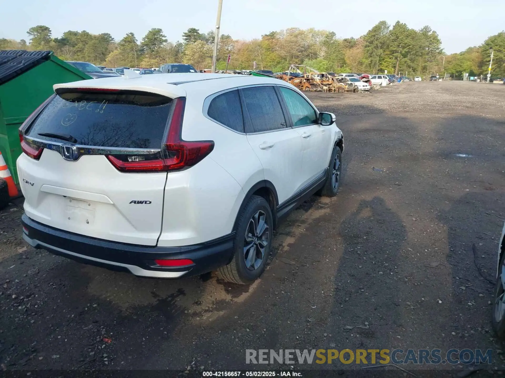 4 Photograph of a damaged car 5J6RW2H58MA002493 HONDA CR-V 2021