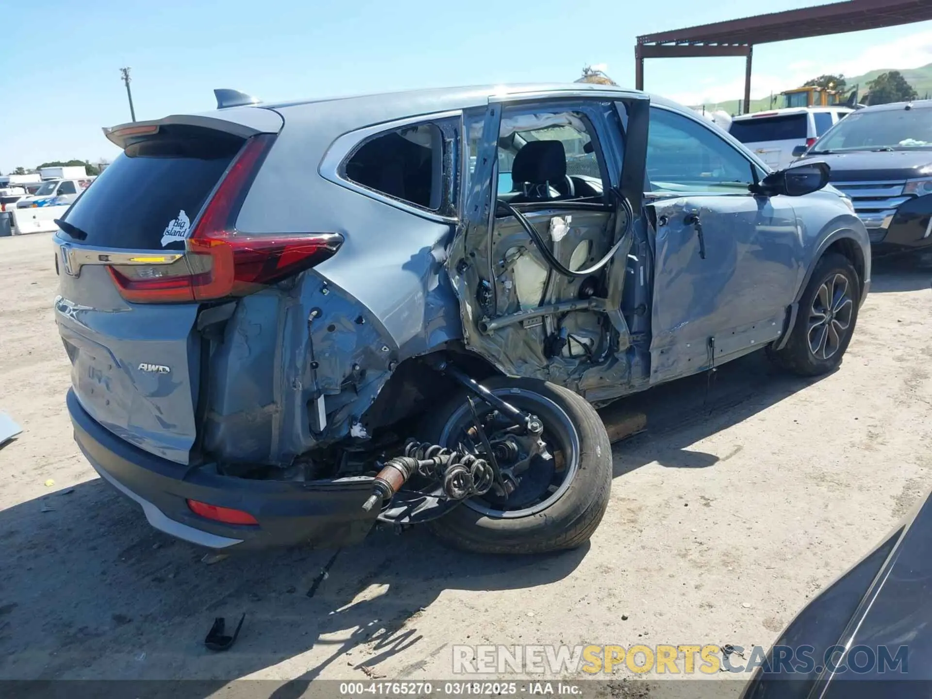 4 Photograph of a damaged car 5J6RW2H58ML012459 HONDA CR-V 2021