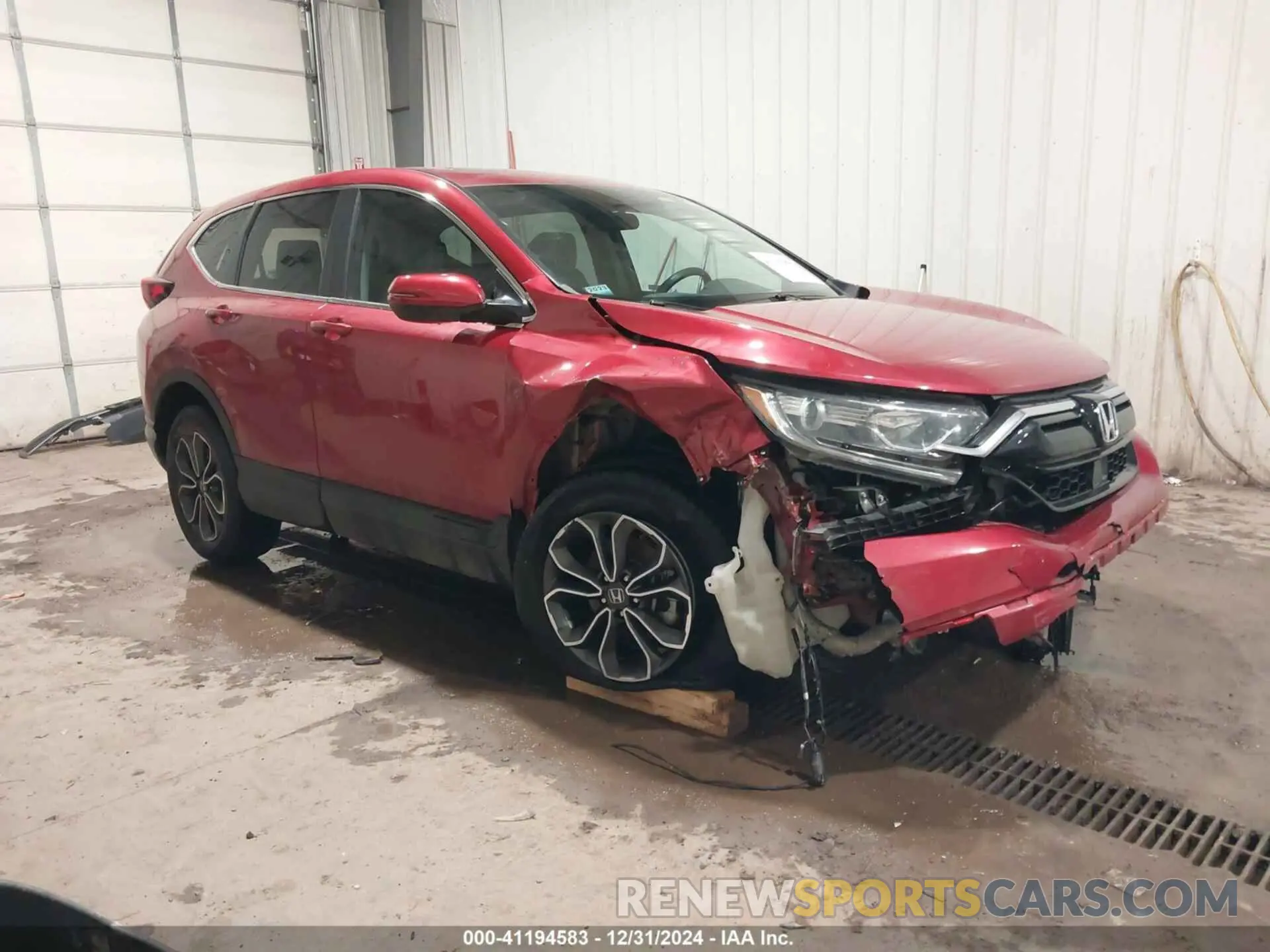 1 Photograph of a damaged car 5J6RW2H5XMA014905 HONDA CR-V 2021