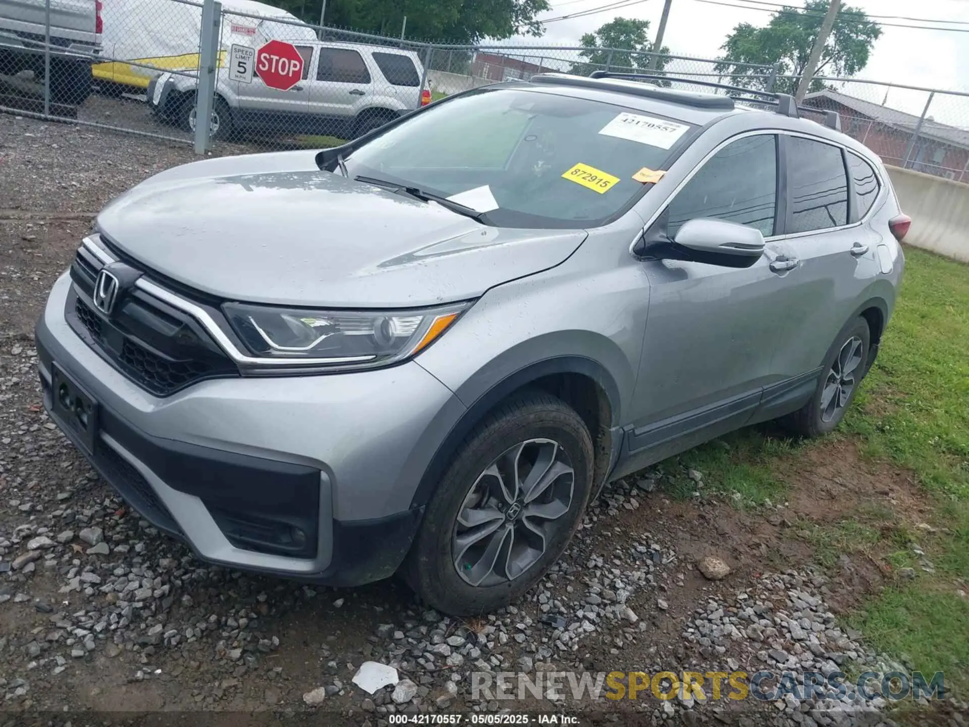 2 Photograph of a damaged car 5J6RW2H5XML007330 HONDA CR-V 2021