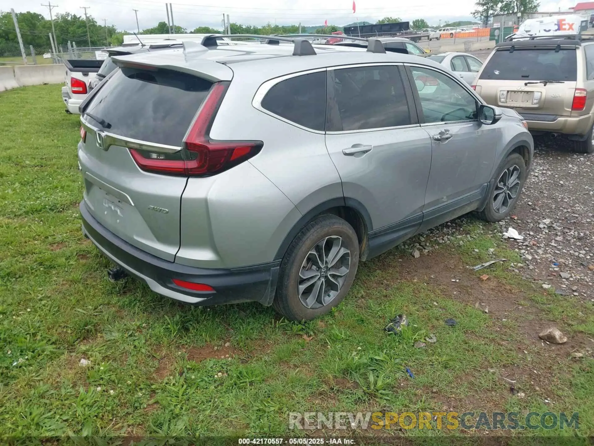 4 Photograph of a damaged car 5J6RW2H5XML007330 HONDA CR-V 2021