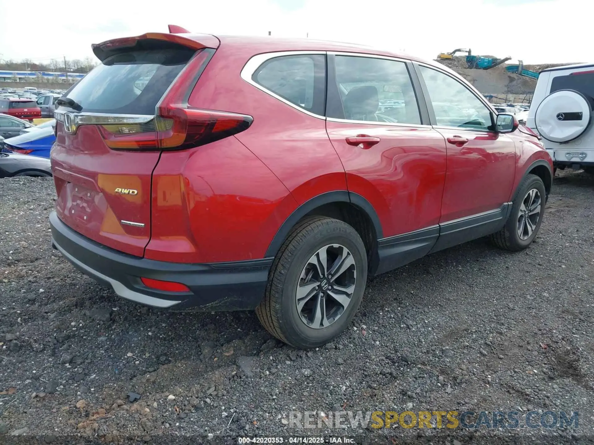 4 Photograph of a damaged car 5J6RW2H75ML025915 HONDA CR-V 2021