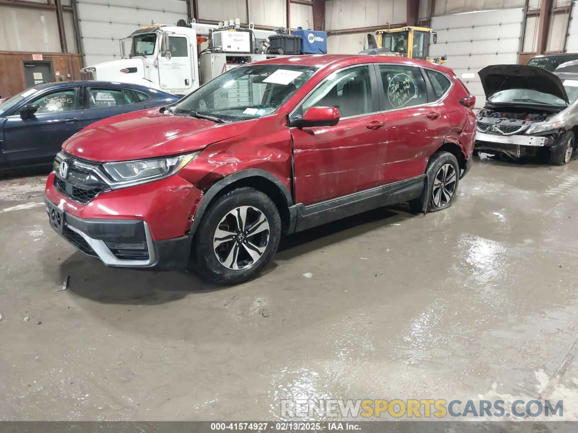 2 Photograph of a damaged car 5J6RW2H77ML026189 HONDA CR-V 2021