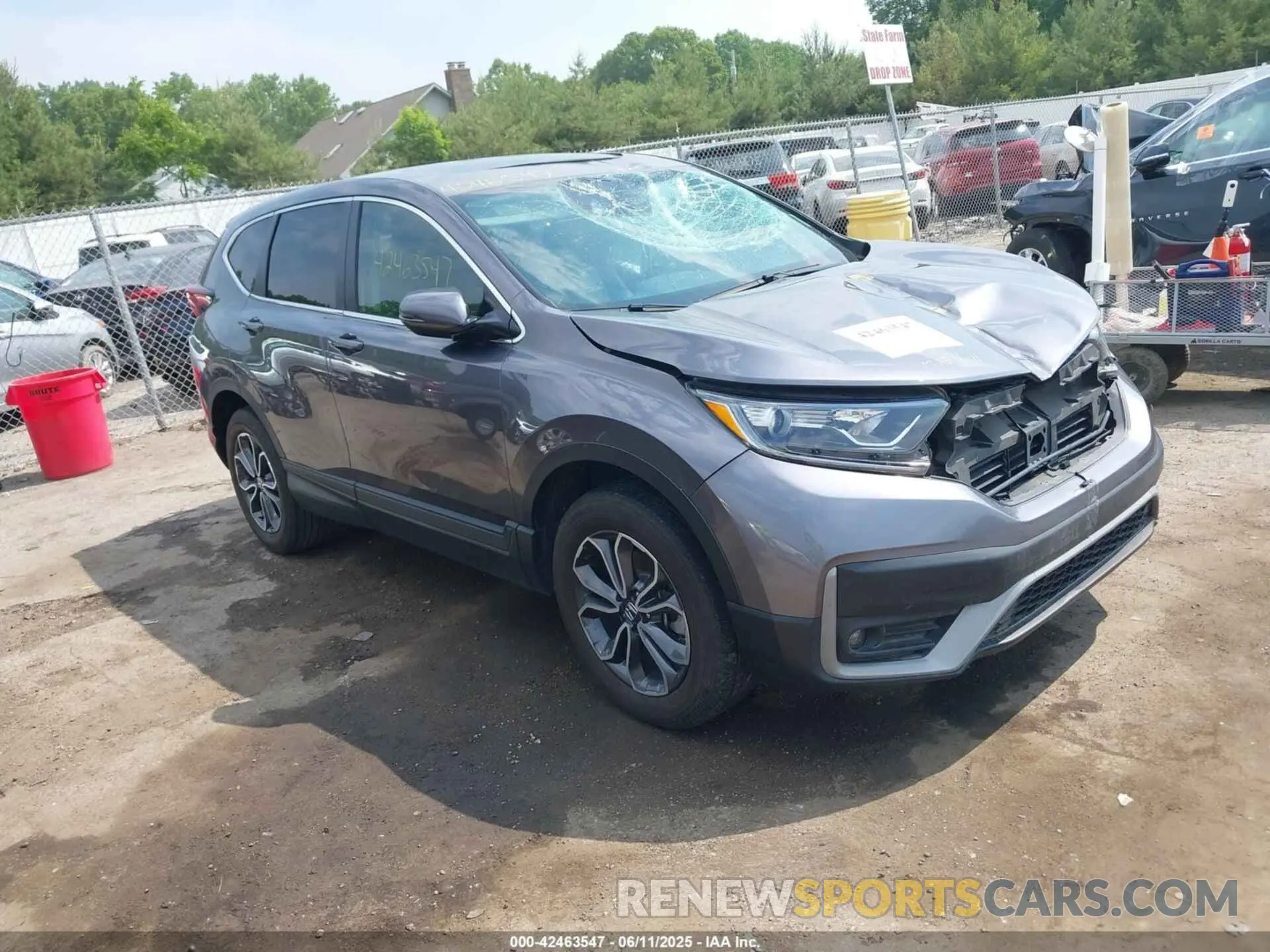 1 Photograph of a damaged car 5J6RW2H80ML014250 HONDA CR-V 2021