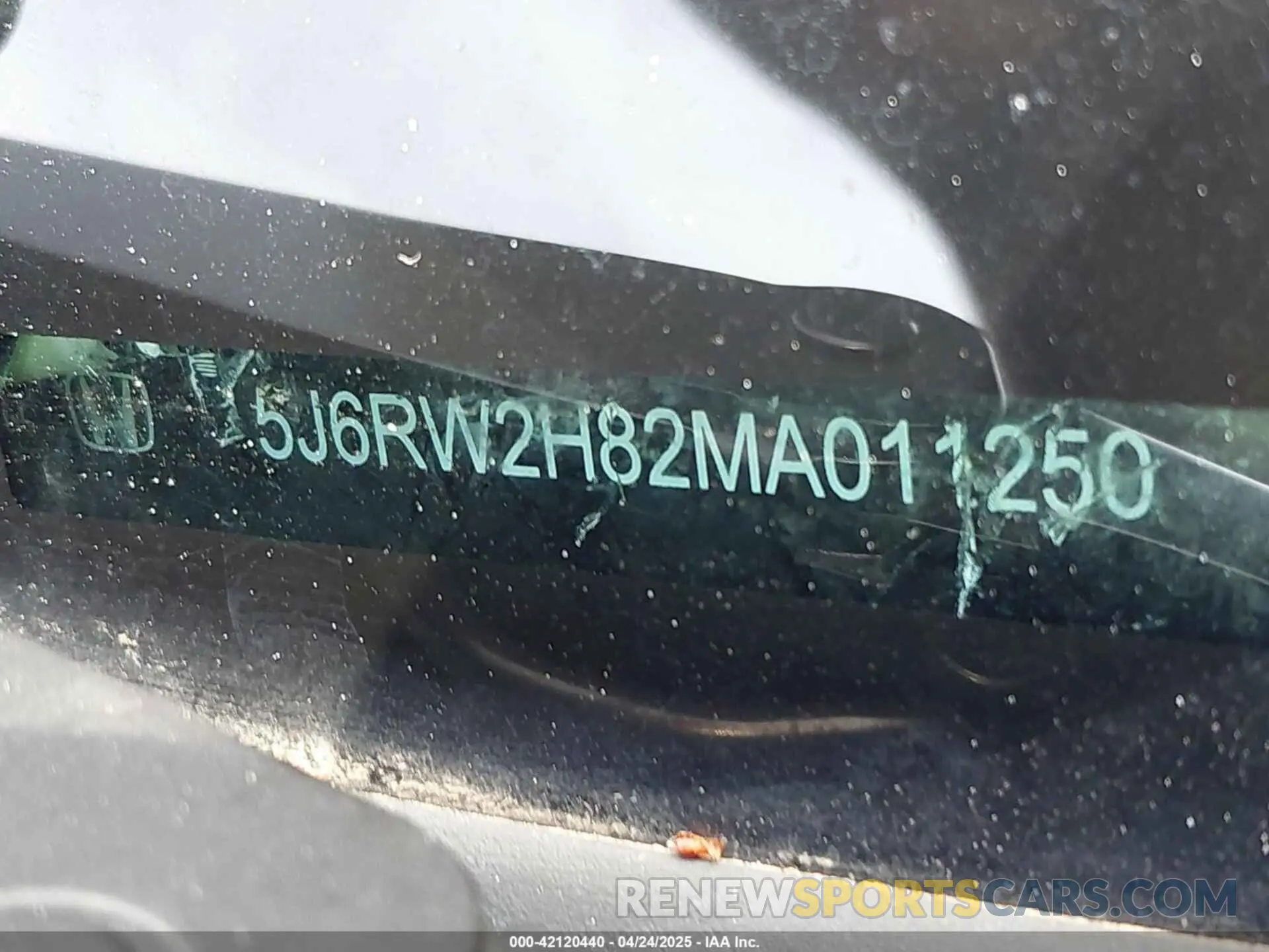 9 Photograph of a damaged car 5J6RW2H82MA011250 HONDA CR-V 2021