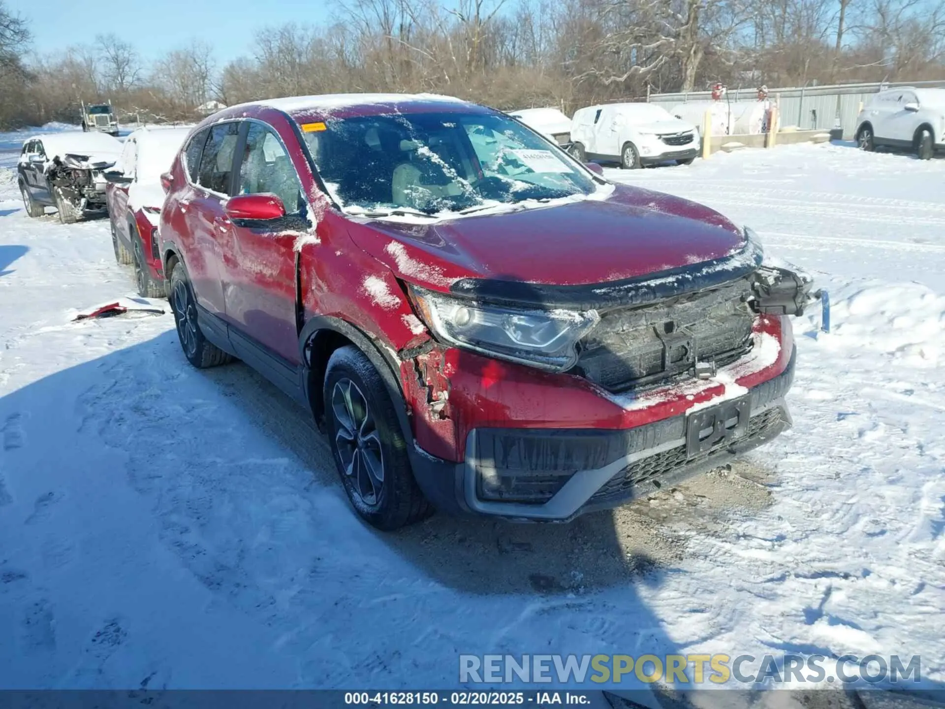 1 Photograph of a damaged car 5J6RW2H83MA001245 HONDA CR-V 2021