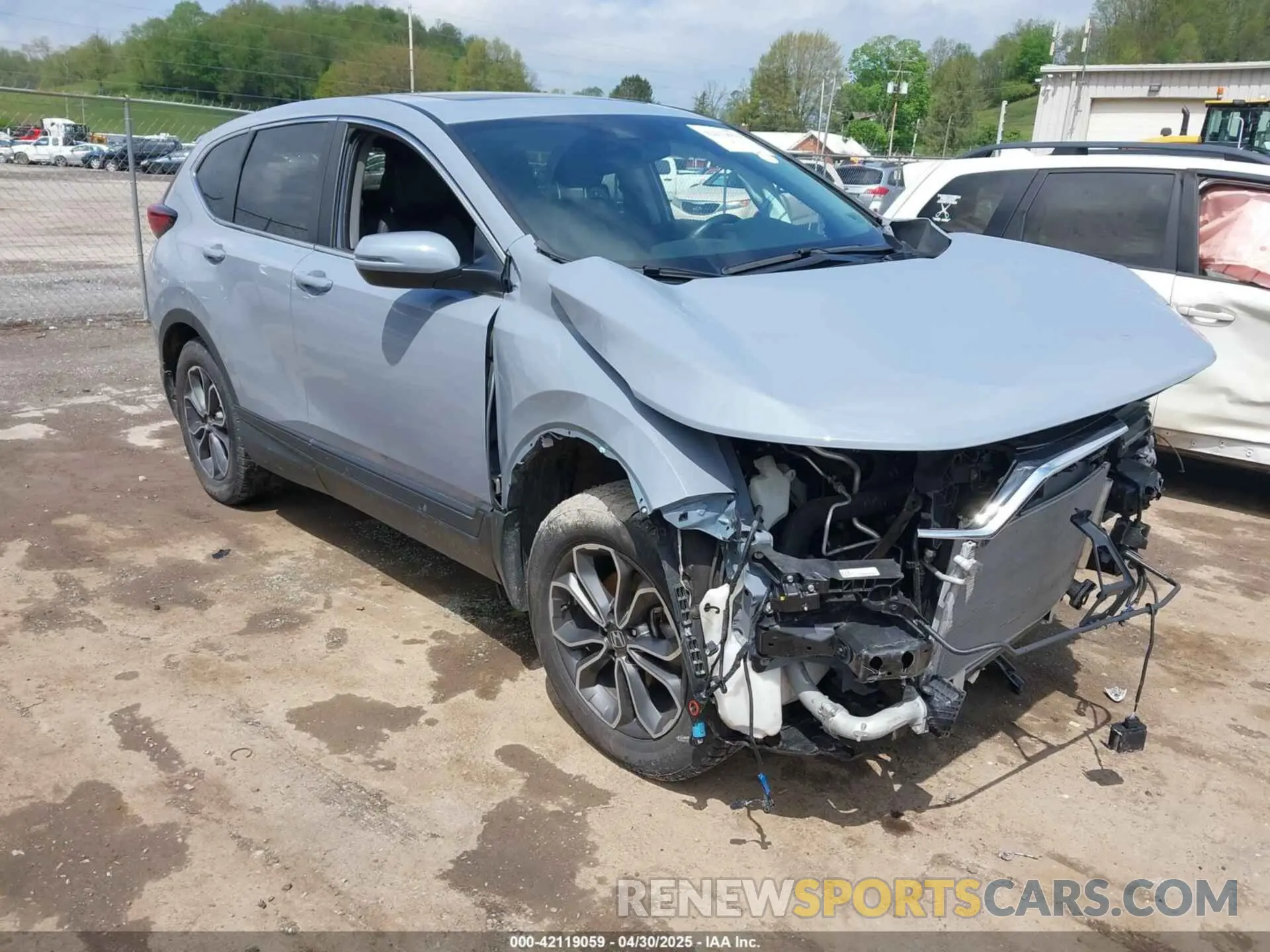 1 Photograph of a damaged car 5J6RW2H84MA015722 HONDA CR-V 2021