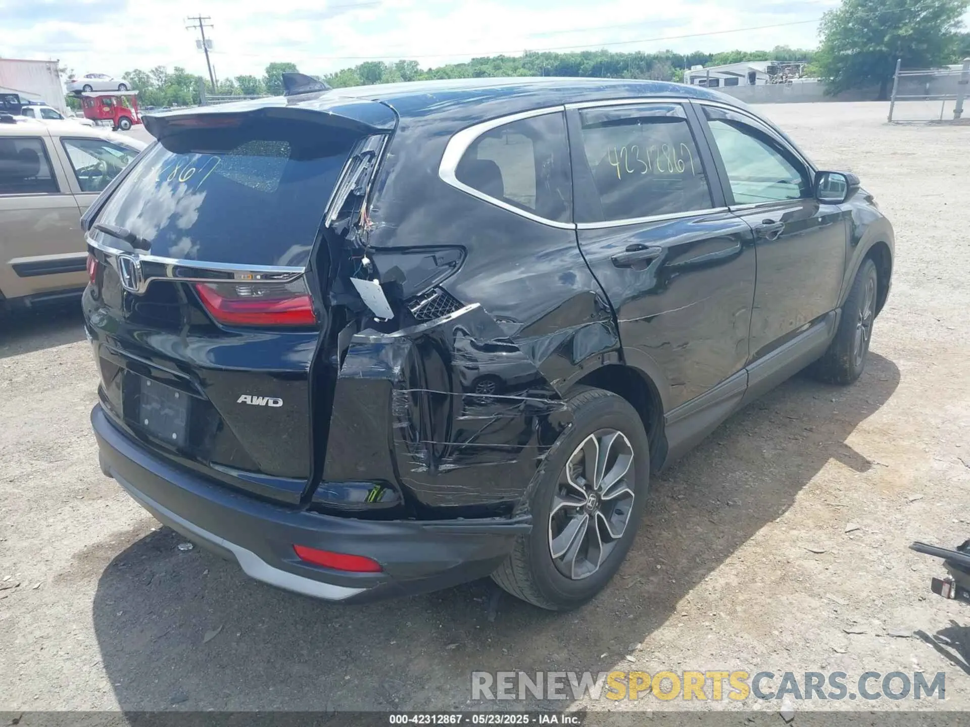 4 Photograph of a damaged car 5J6RW2H86MA001286 HONDA CR-V 2021